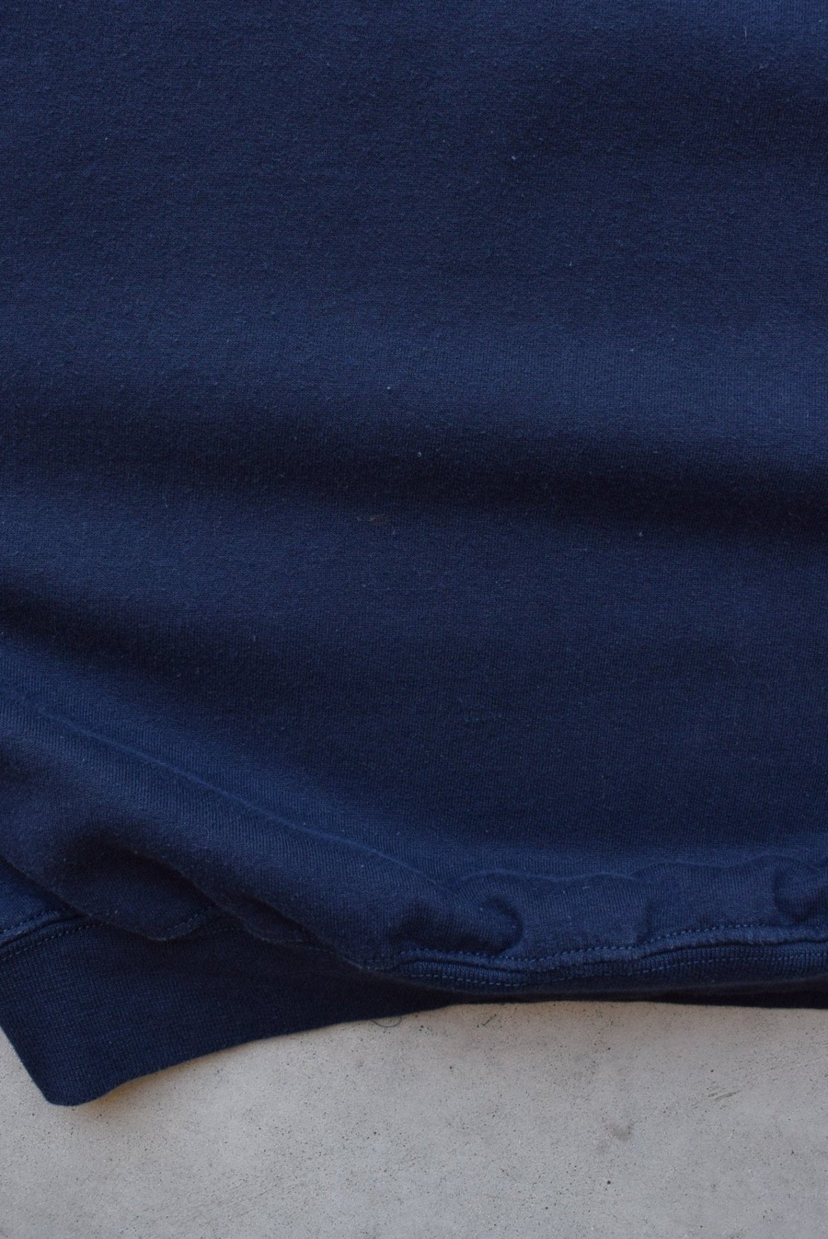 Thrasher Magazine Navy Spellout Crewneck — 2000s (L) - Retrospective Store