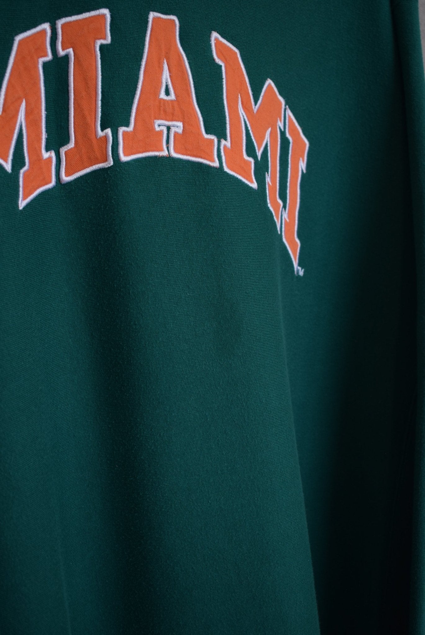 University of Miami Embroidered Crewneck — 2000s (XXL) - Retrospective Store