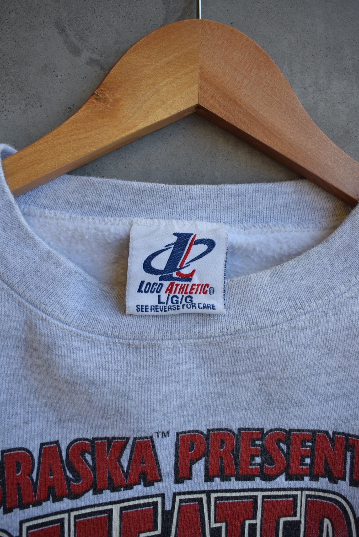 University of Nebraska Football Crewneck — 1995 (L) - Retrospective Store