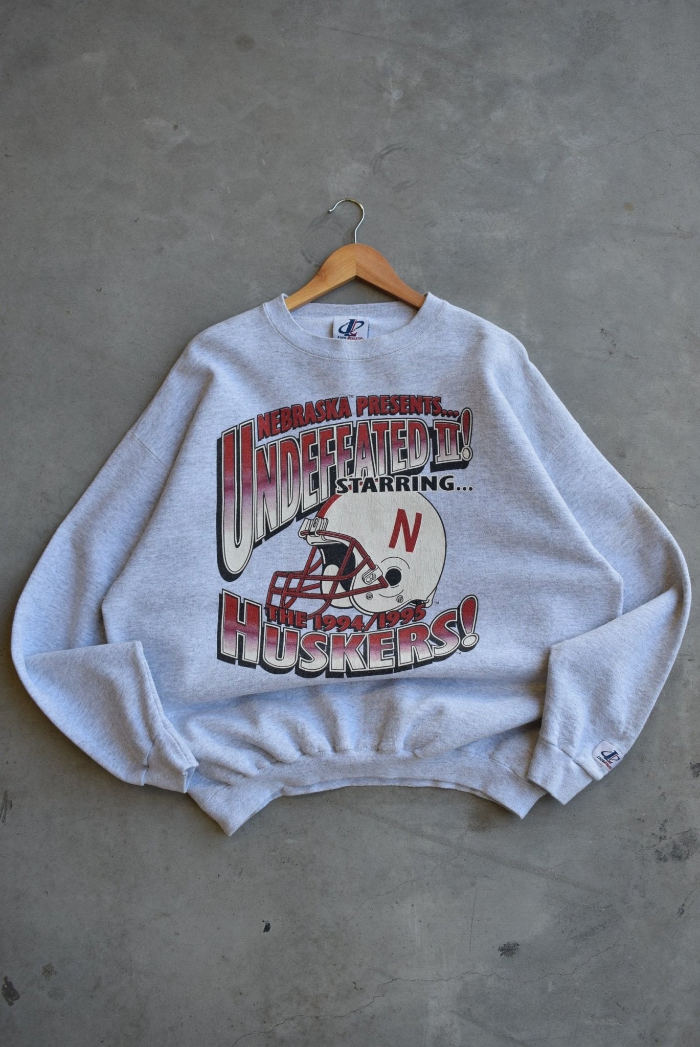 University of Nebraska Football Crewneck — 1995 (L) - Retrospective Store
