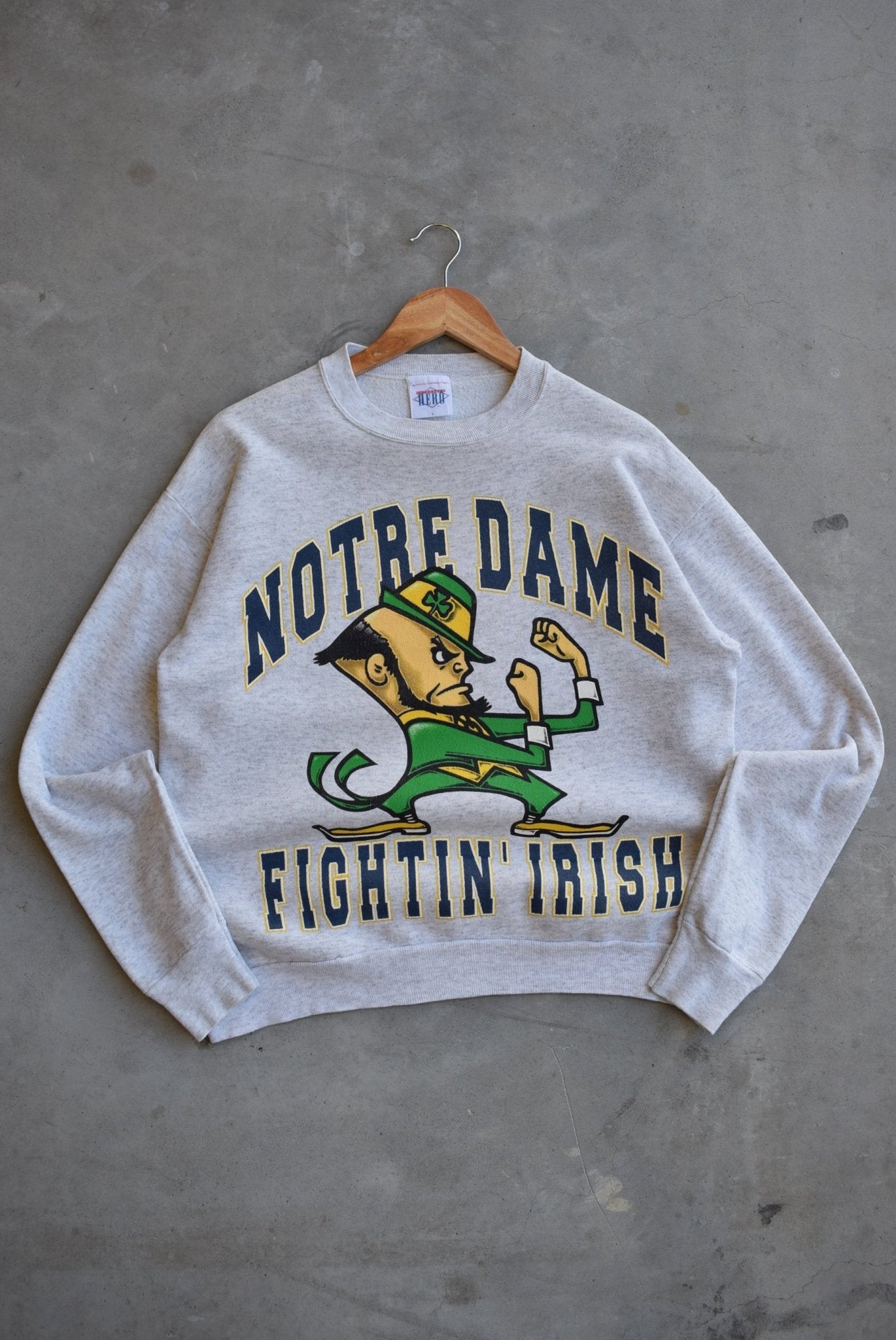 University of Notre Dame Crewneck — 1990s (S) - Retrospective Store