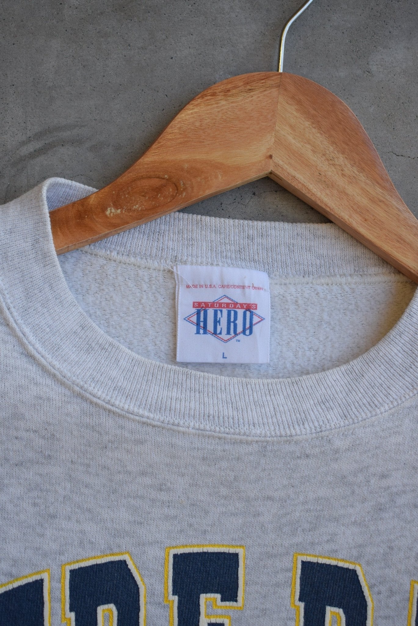 University of Notre Dame Crewneck — 1990s (S) - Retrospective Store