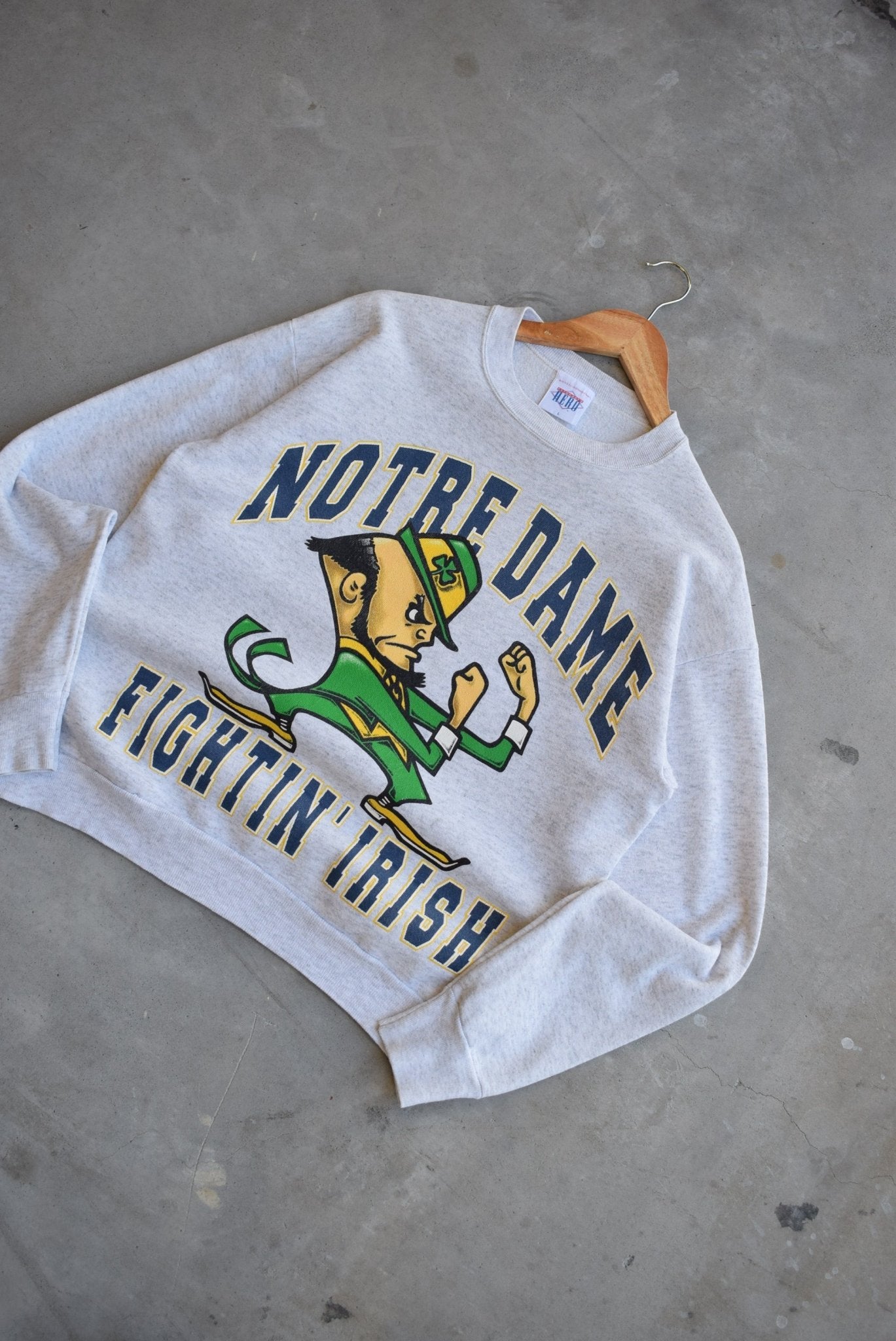 University of Notre Dame Crewneck — 1990s (S) - Retrospective Store