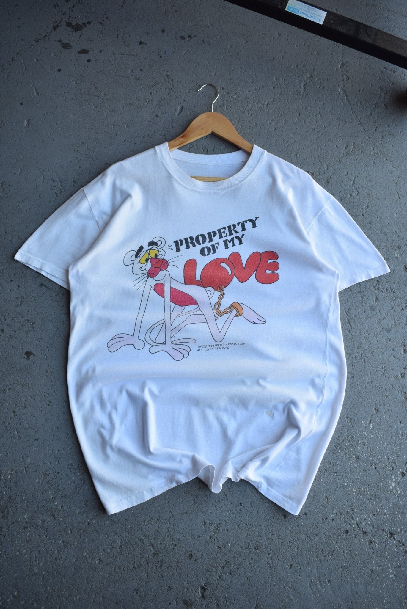 Vintage 1988 Property of my Love Tee (L) - Retrospective Store