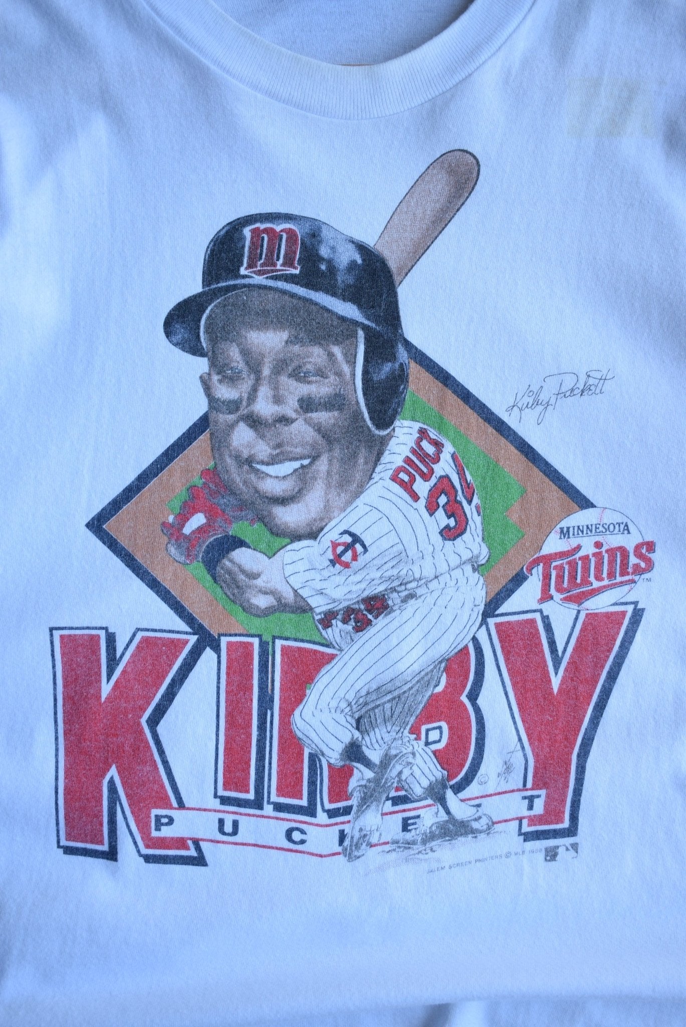 Vintage 1988 Salem x MLB Minnesota Twins Kirby Puckett Tee (L) - Retrospective Store