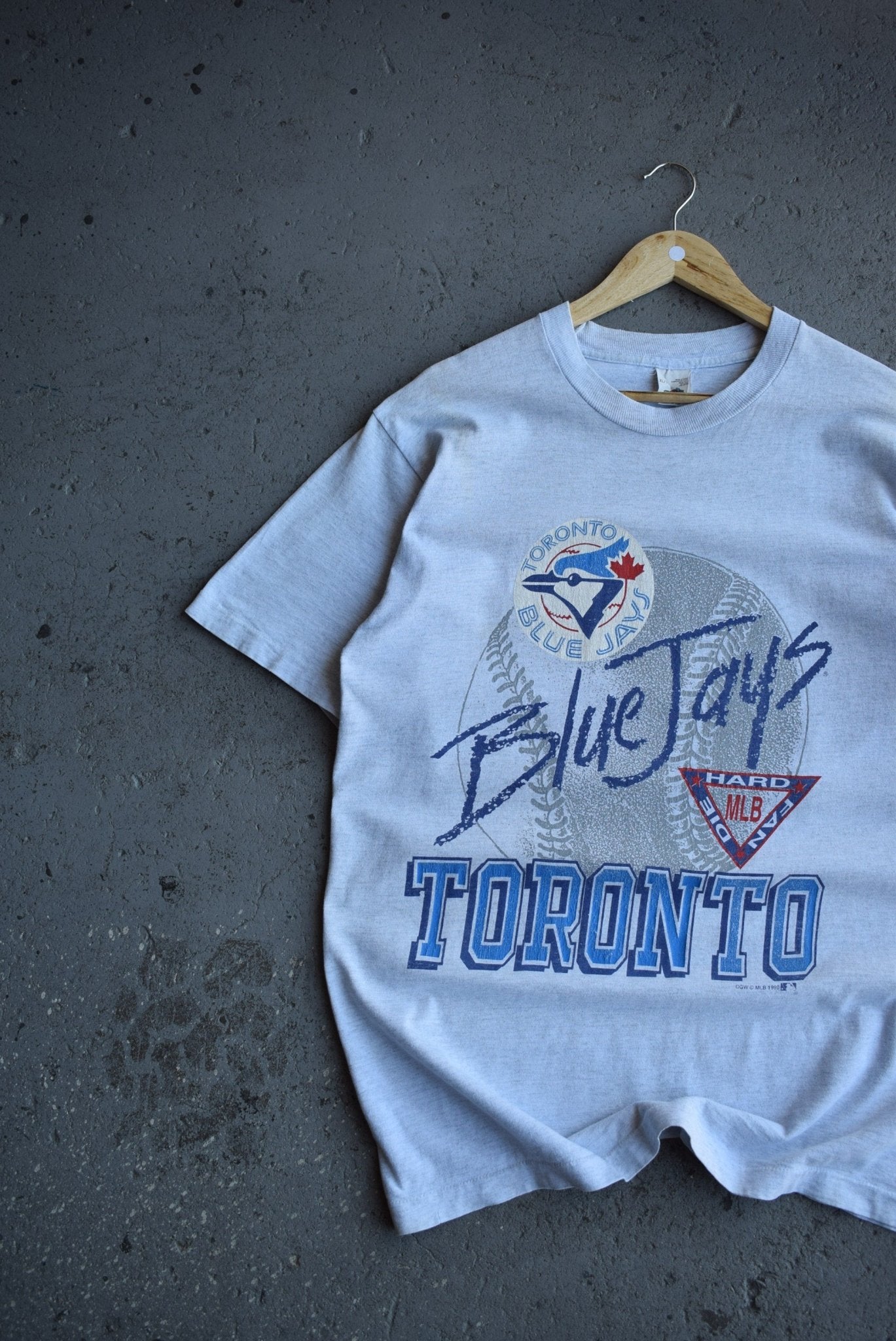 Vintage 1990 MLB Toronto Blue Jays Tee (XL) - Retrospective Store