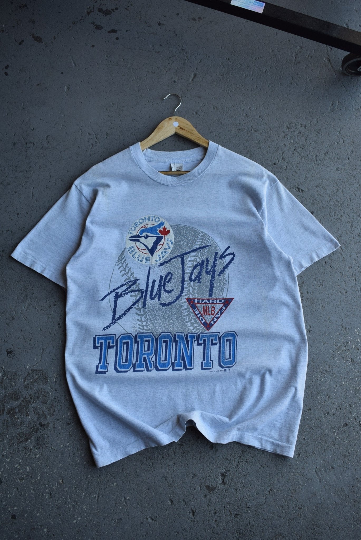 Vintage 1990 MLB Toronto Blue Jays Tee (XL) - Retrospective Store