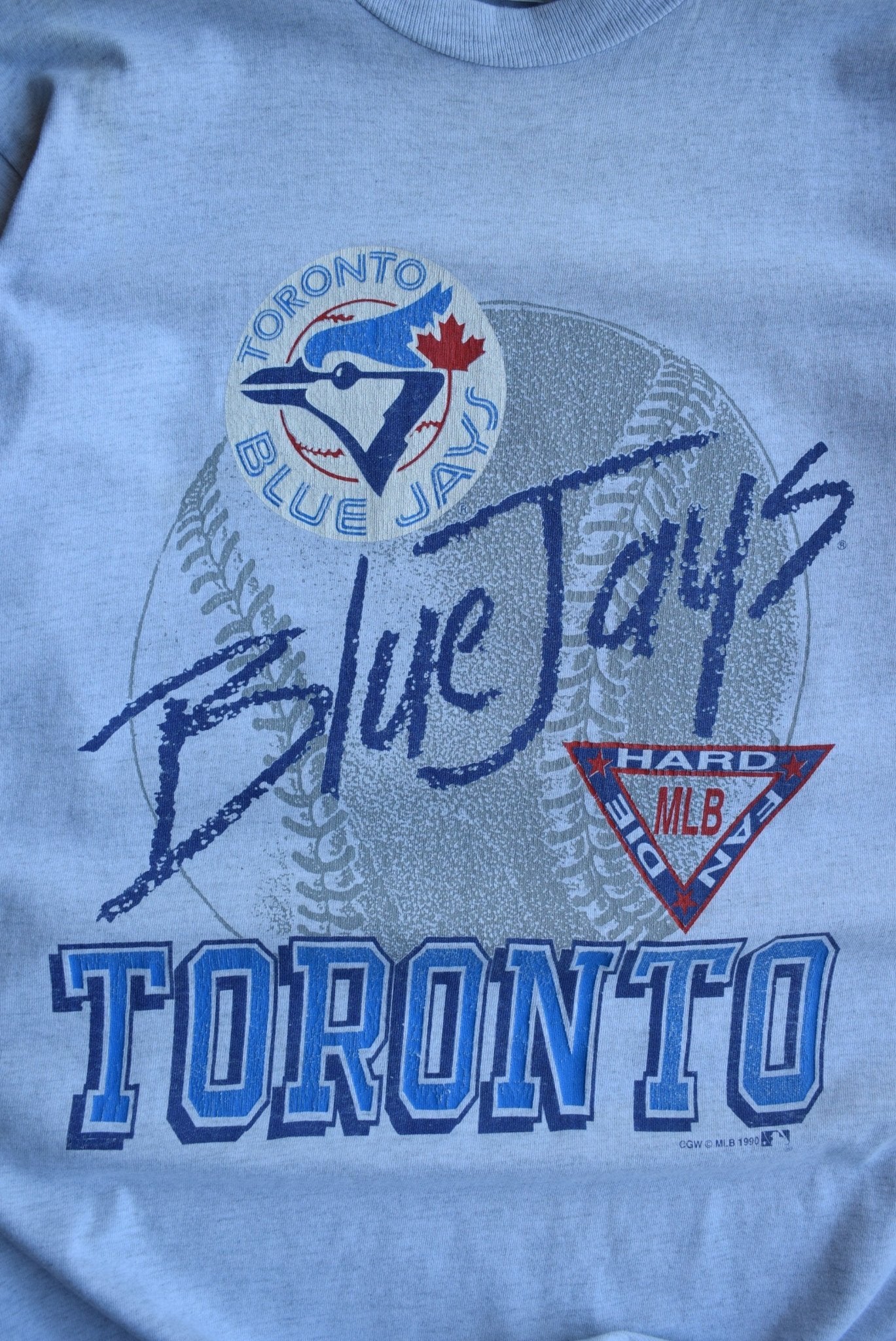 Vintage 1990 MLB Toronto Blue Jays Tee (XL) - Retrospective Store