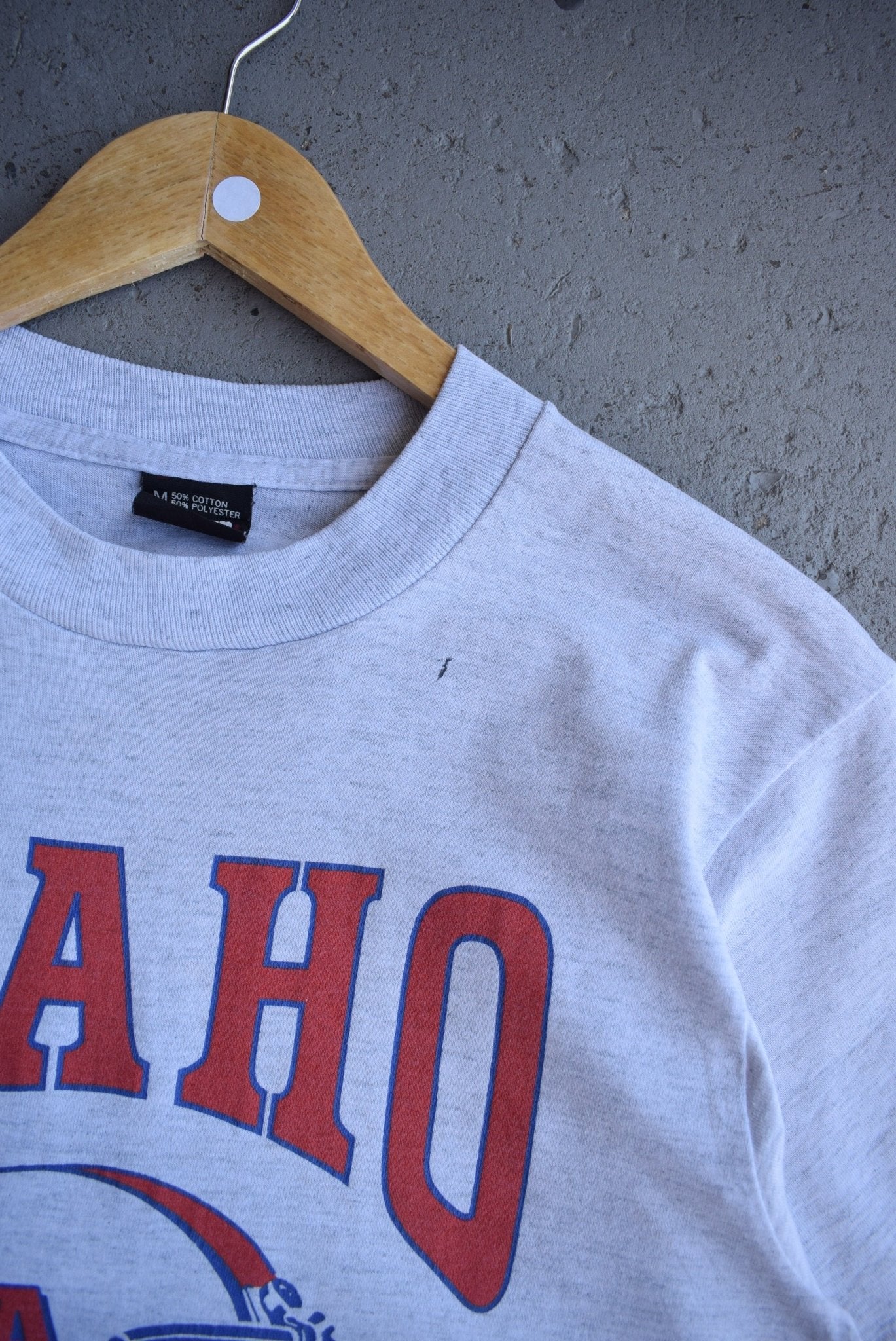 Vintage 1991 Idaho USA Football Down Under Bowl Australia Tee (S) - Retrospective Store