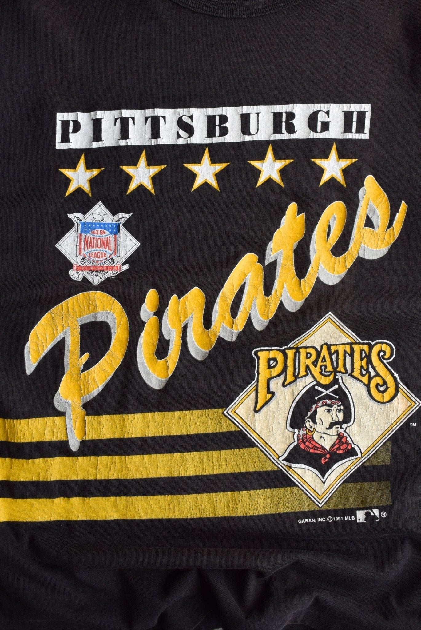 Vintage 1991 MLB Pittsburgh Pirates Tee (M) - Retrospective Store