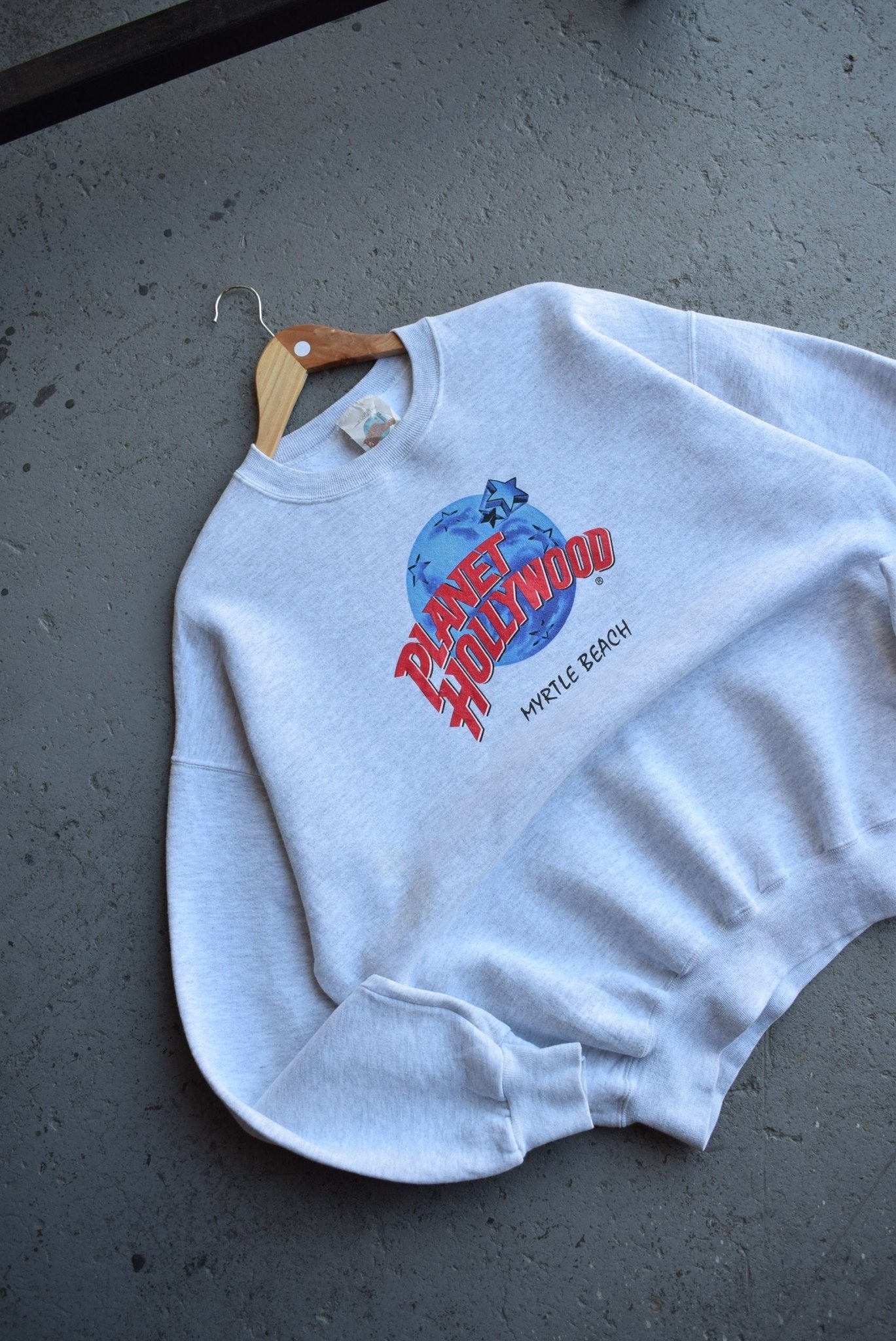 Vintage 1991 Planet Hollywood Myrtle Beach Crewneck (L) - Retrospective Store