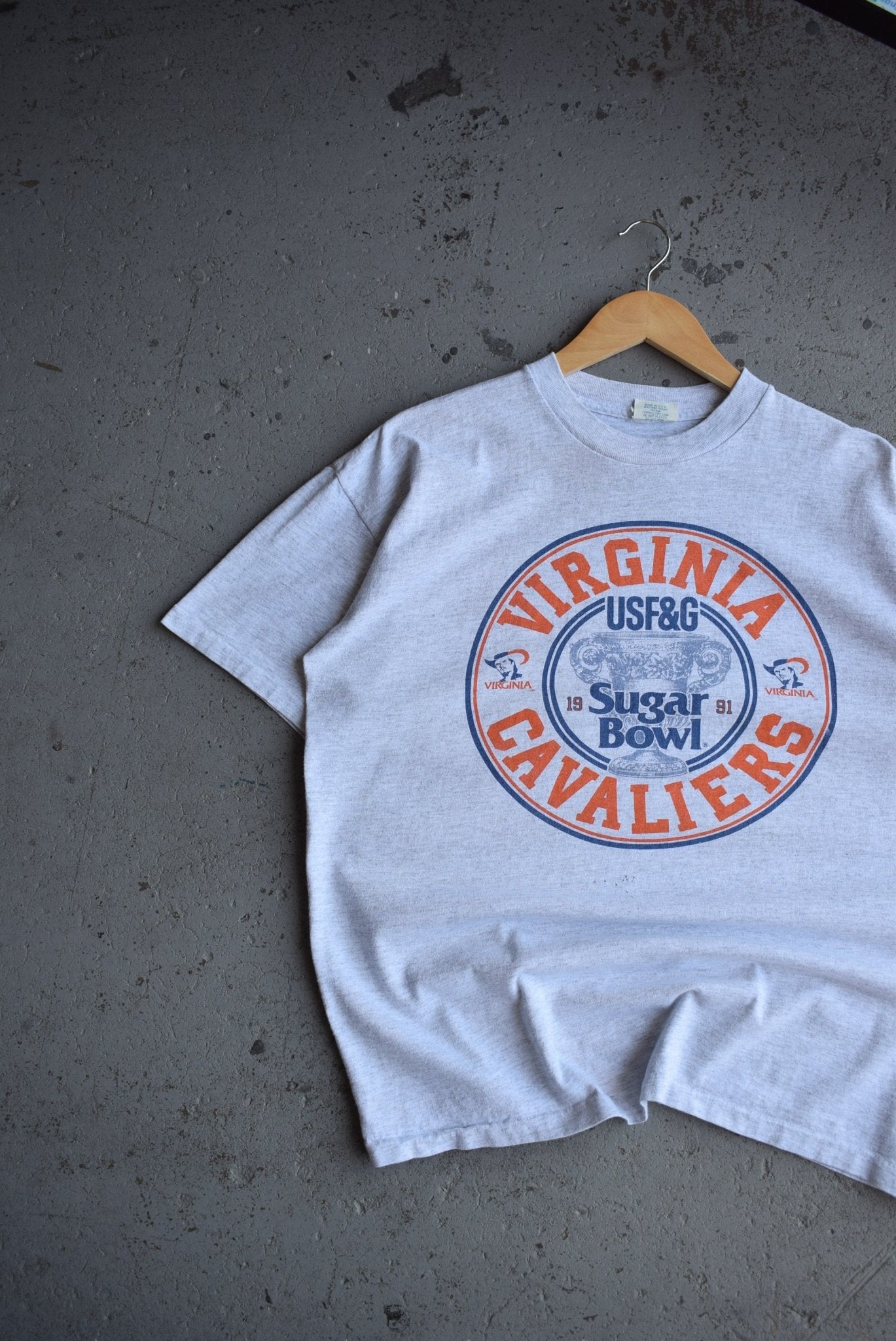 Vintage 1991 University of Virginia Sugar Bowl Tee (XL) - Retrospective Store