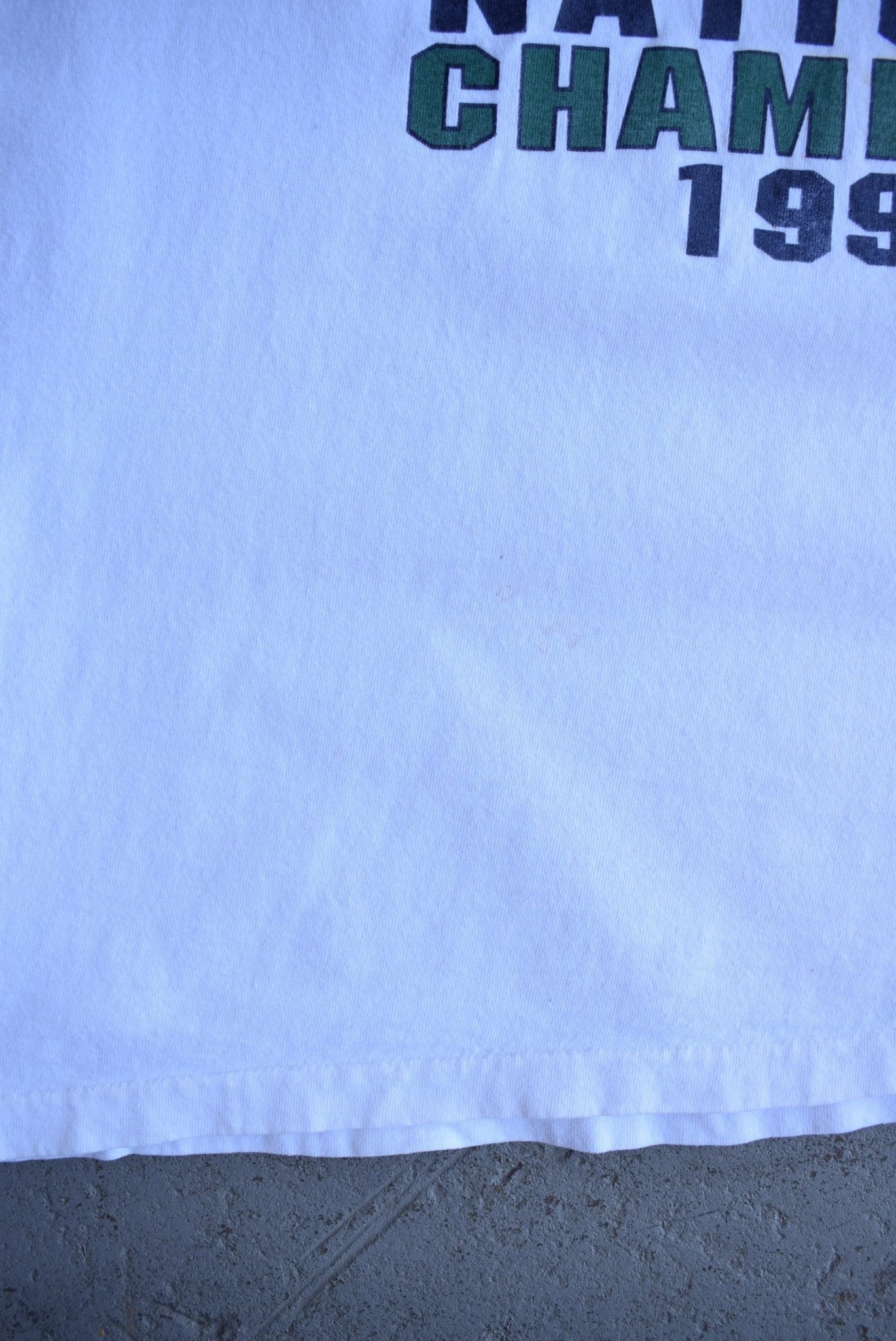 Vintage 1992 Stanford University Women's Basketball National Champions Tee (XL) - Retrospective Store