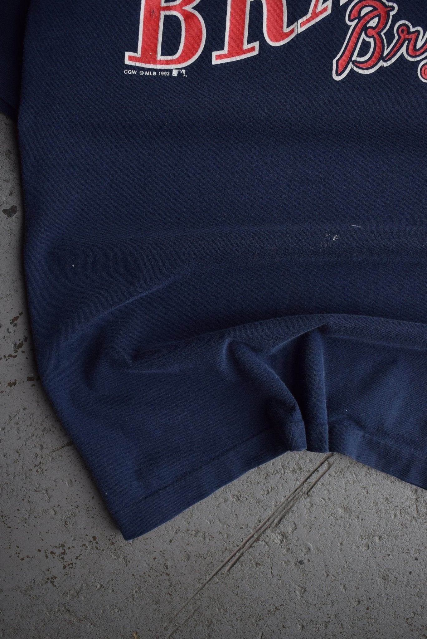 Vintage 1993 MLB Atlanta Braves Tee (S) - Retrospective Store