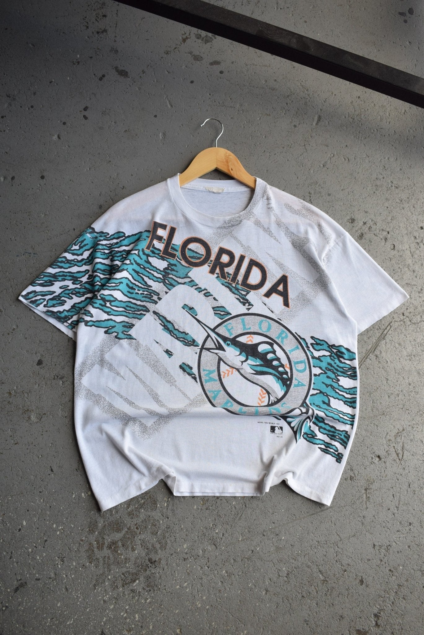 Vintage 1993 MLB Florida Marlins Tee (M) - Retrospective Store