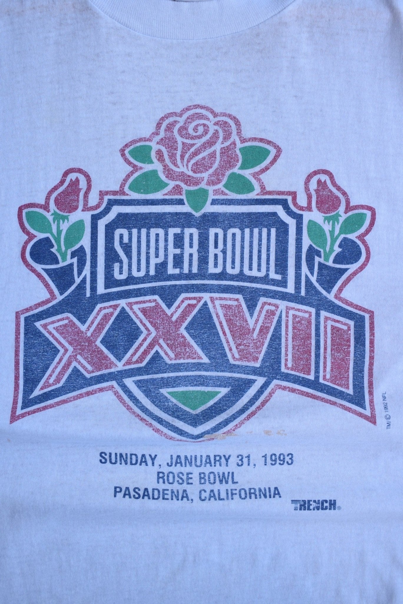 Vintage 1993 Superbowl XXVII Tee (L) - Retrospective Store