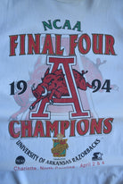 Vintage 1994 Starter x Arkansas Razorbacks Champions Tee (XL/XXL) - Retrospective Store