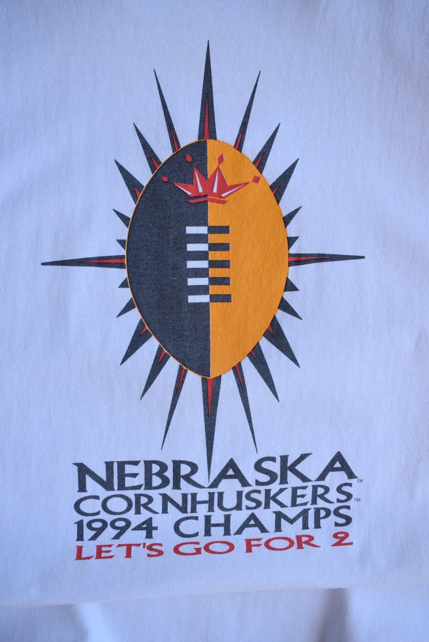Vintage 1994 University of Nebraska Football Tee (L) - Retrospective Store