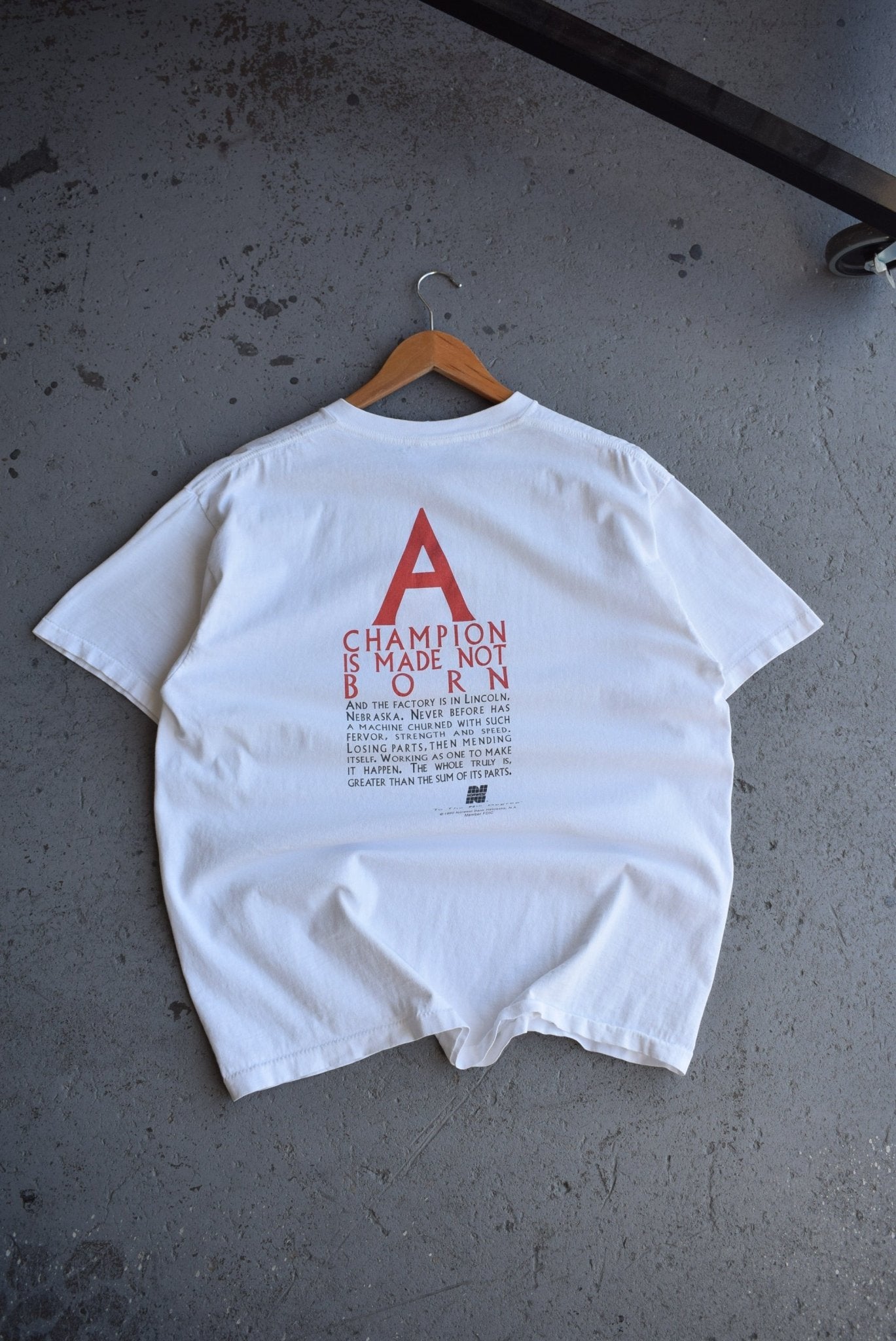 Vintage 1994 University of Nebraska Football Tee (L) - Retrospective Store