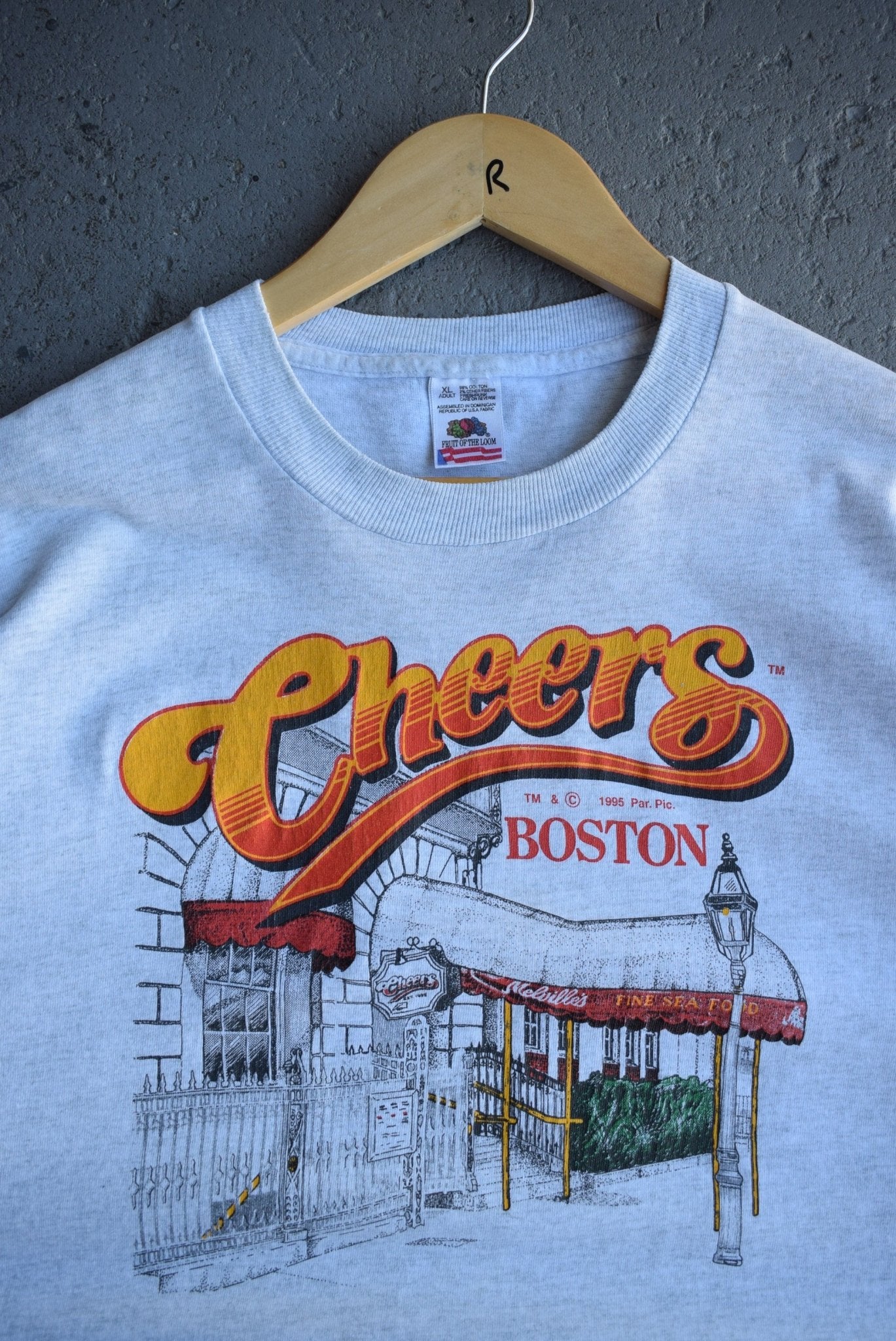 Vintage 1995 Cheers Boston Bar Tee (L) - Retrospective Store