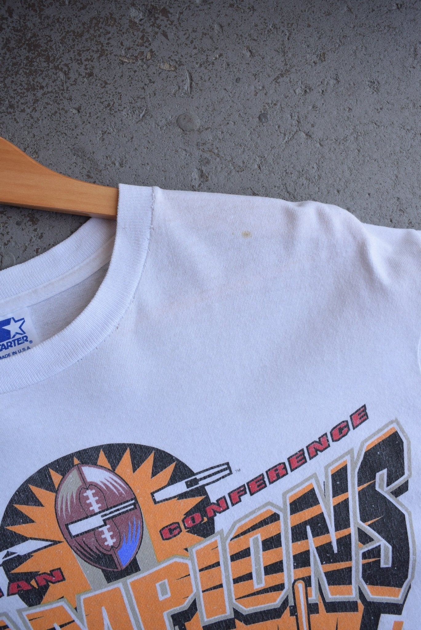 Vintage 1995 Starter x NFL Pittsburgh Steelers AFC Champions Tee (M) - Retrospective Store