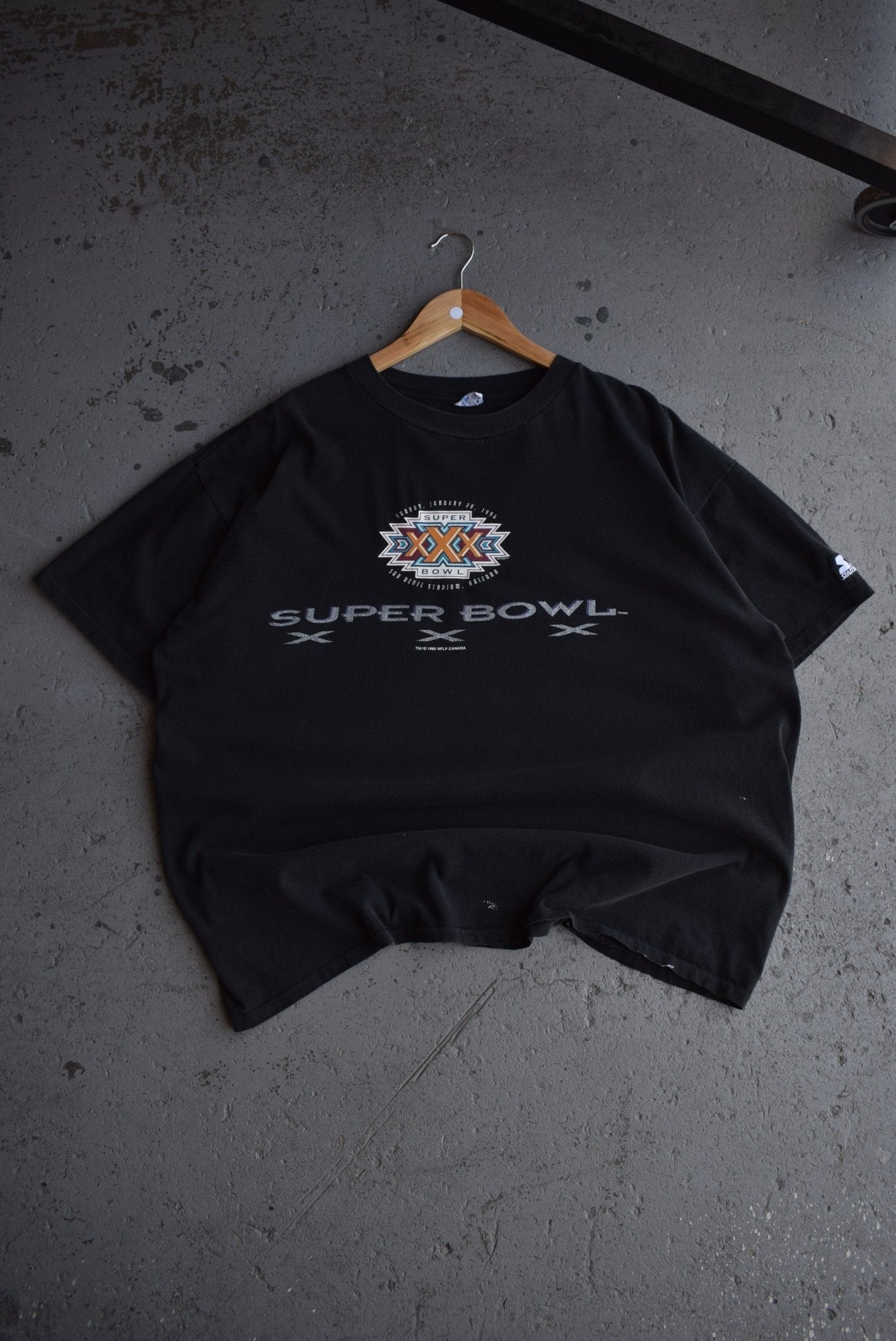 Vintage 1995 Starter x NFL Superbowl XXX Tee (XL) - Retrospective Store