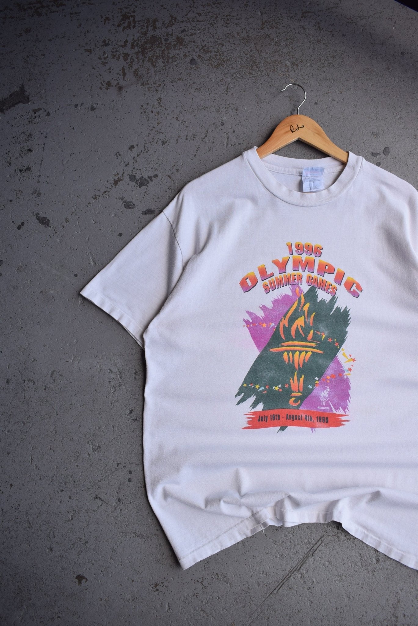 Vintage 1996 Atlanta Olympic Games Tee (XL) - Retrospective Store
