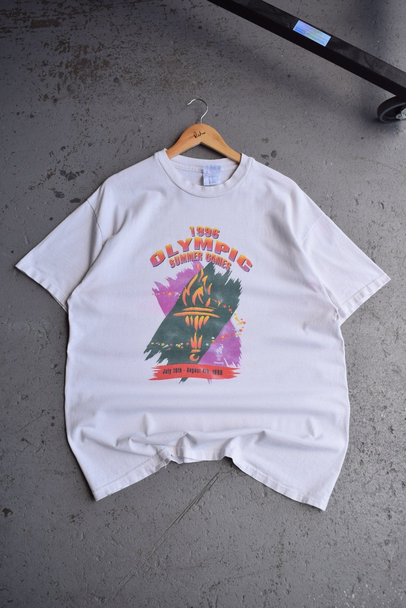 Vintage 1996 Atlanta Olympic Games Tee (XL) - Retrospective Store