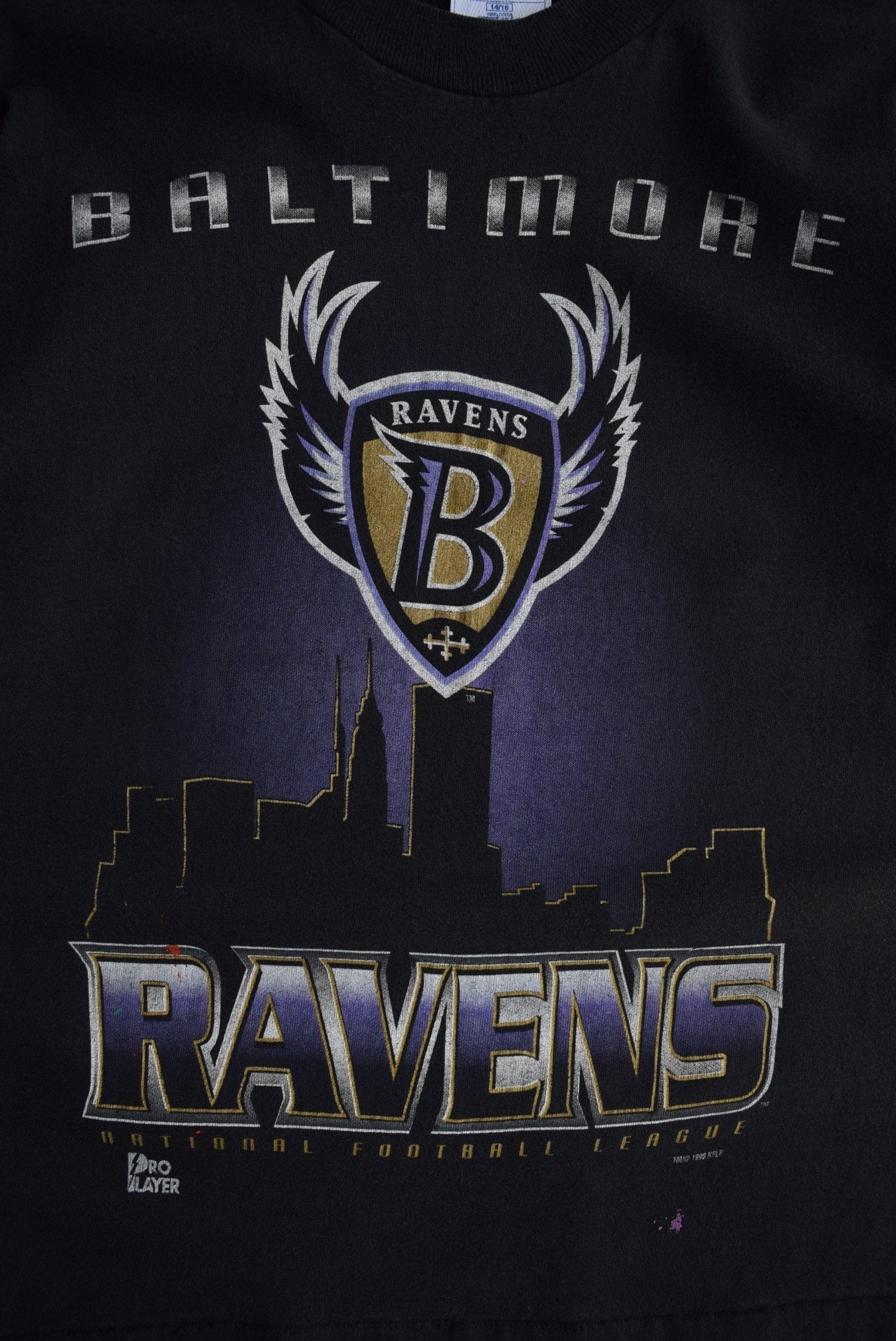 Vintage 1996 NFL Baltimore Ravens Tee (S) - Retrospective Store