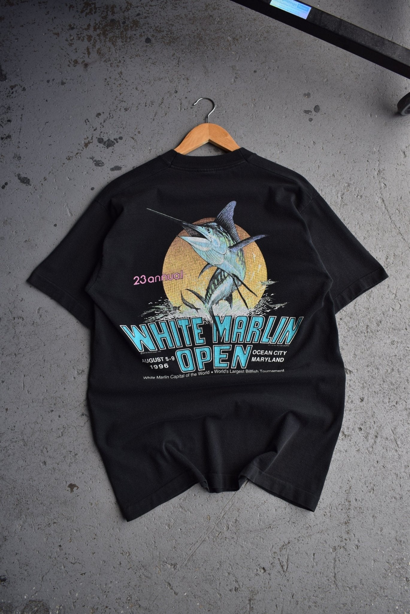 Vintage 1996 White Marlin Open Tee (M) - Retrospective Store