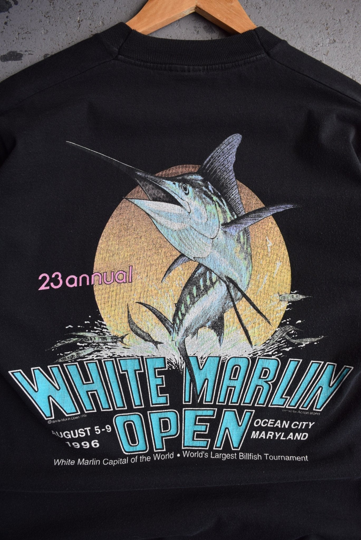 Vintage 1996 White Marlin Open Tee (M) - Retrospective Store