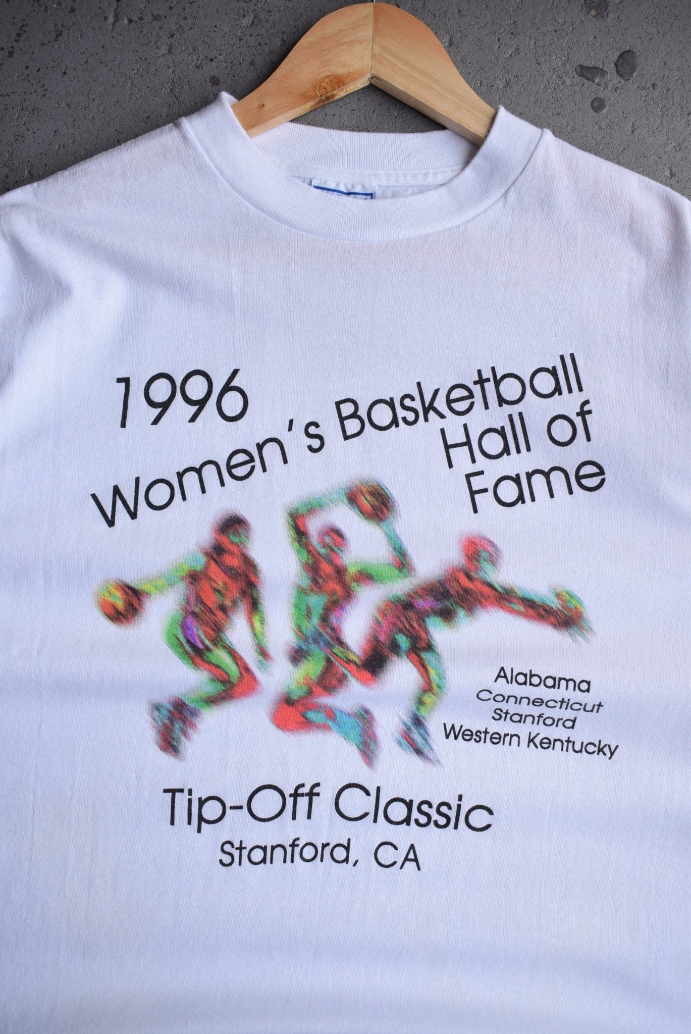 Vintage 1996 Women's Basketball Hall Of Fame Tee (XL) - Retrospective Store