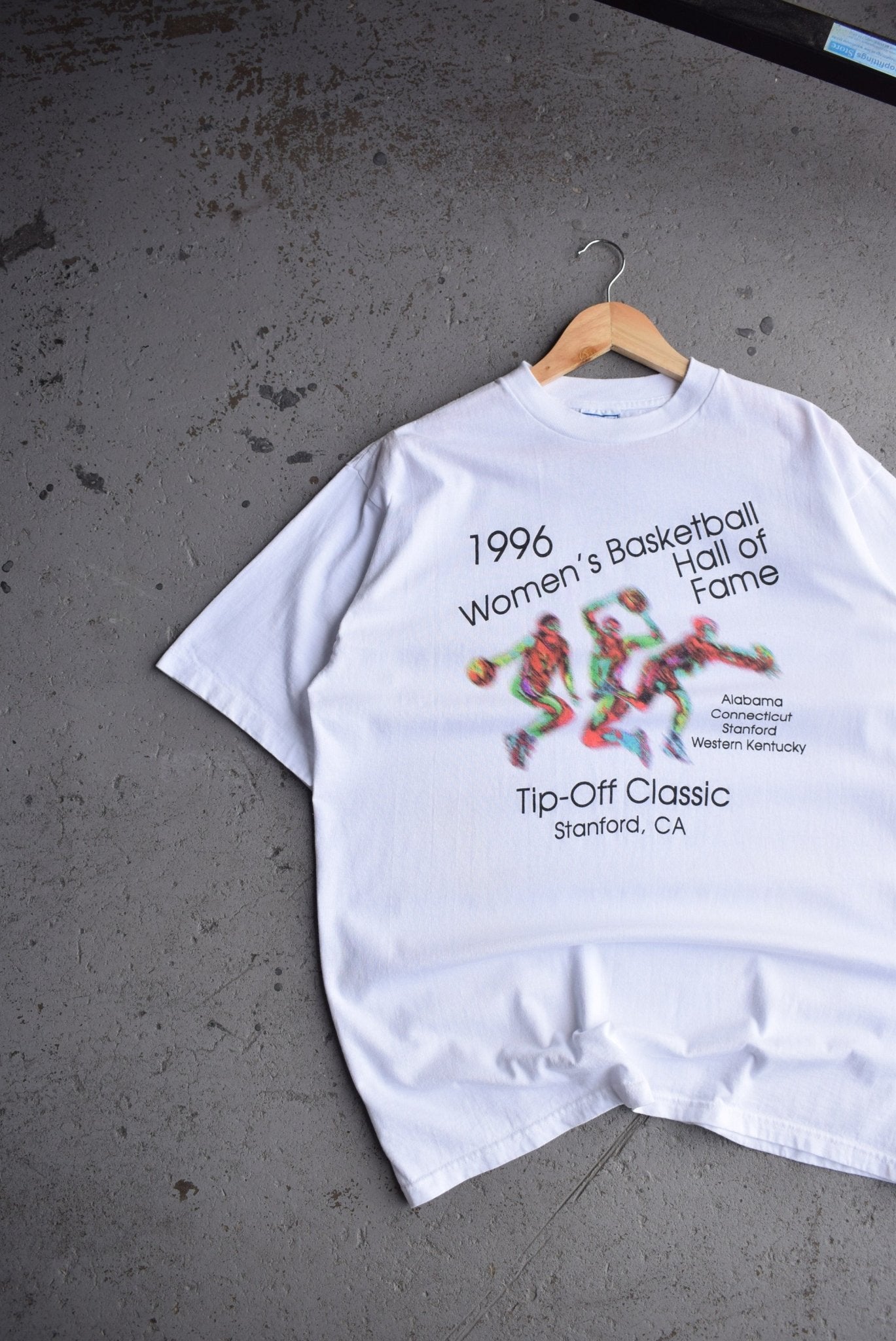 Vintage 1996 Women's Basketball Hall Of Fame Tee (XL) - Retrospective Store
