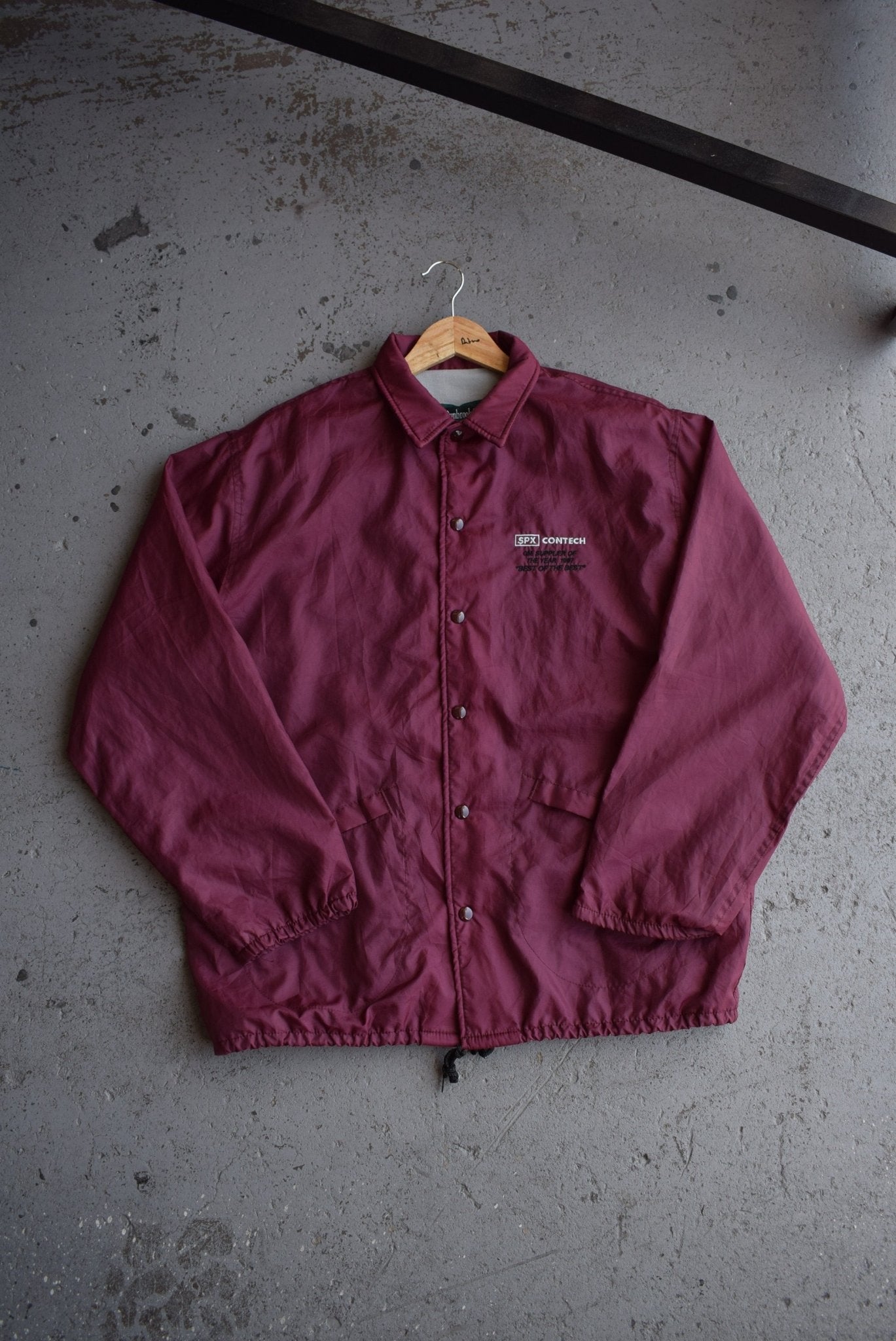 Vintage 1997 Contech Embroidered Coaches Jacket (L/XL) - Retrospective Store