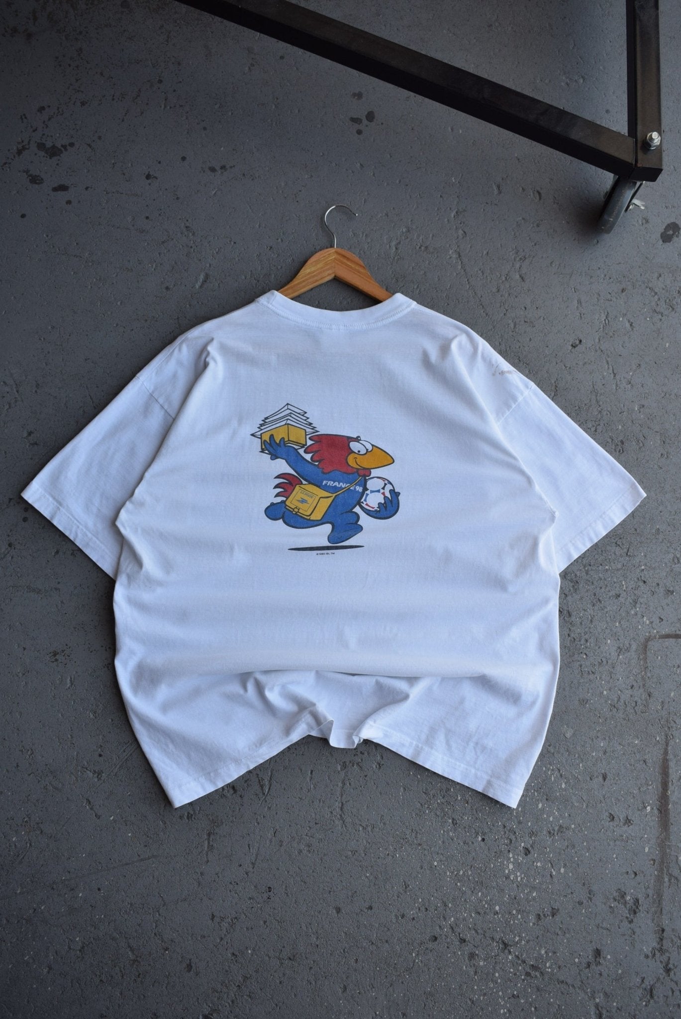 Vintage 1998 FIFA France World Cup Tee (XL) - Retrospective Store
