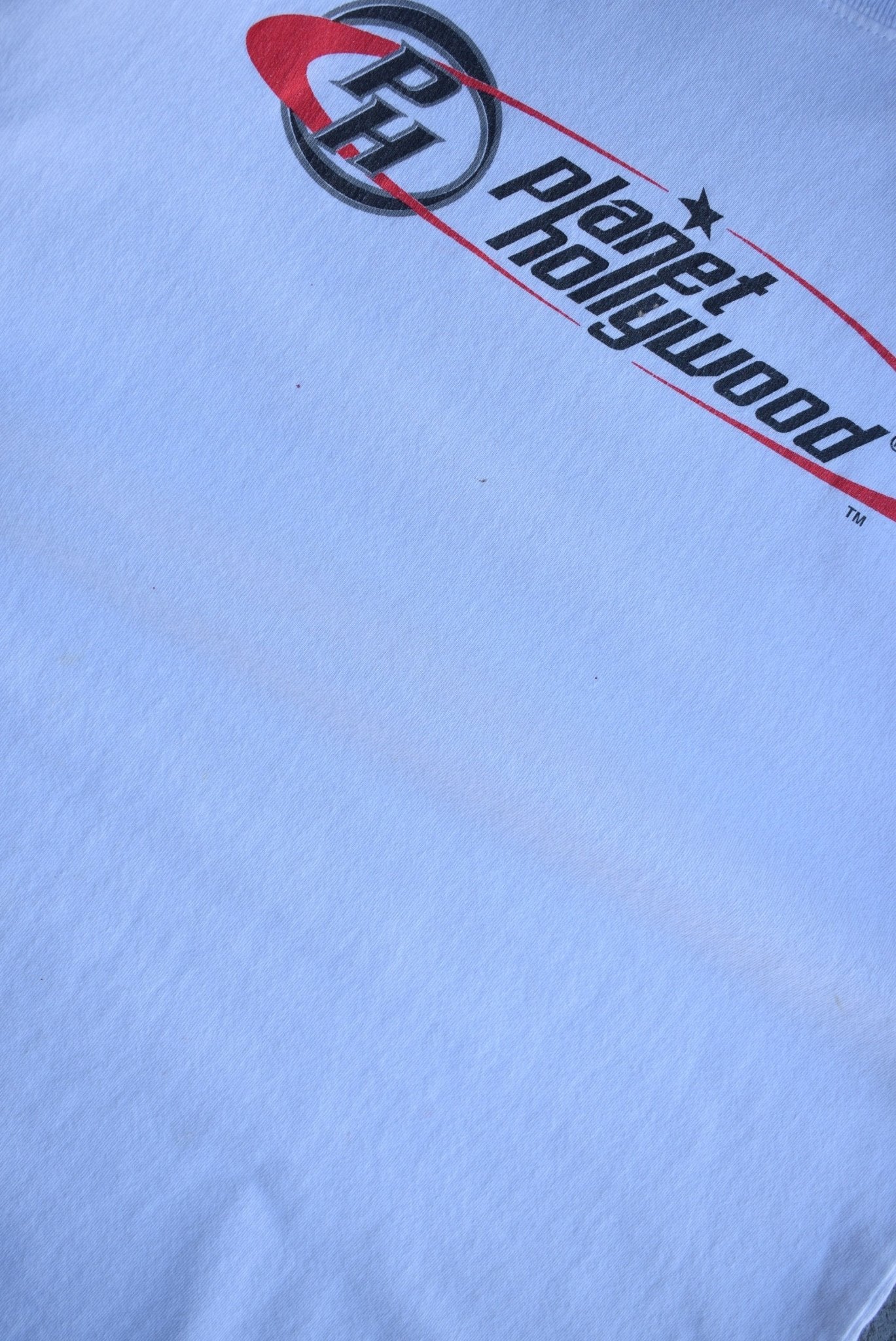 Vintage 1998 Planet Hollywood Spellout Long Sleeve Tee (M) - Retrospective Store