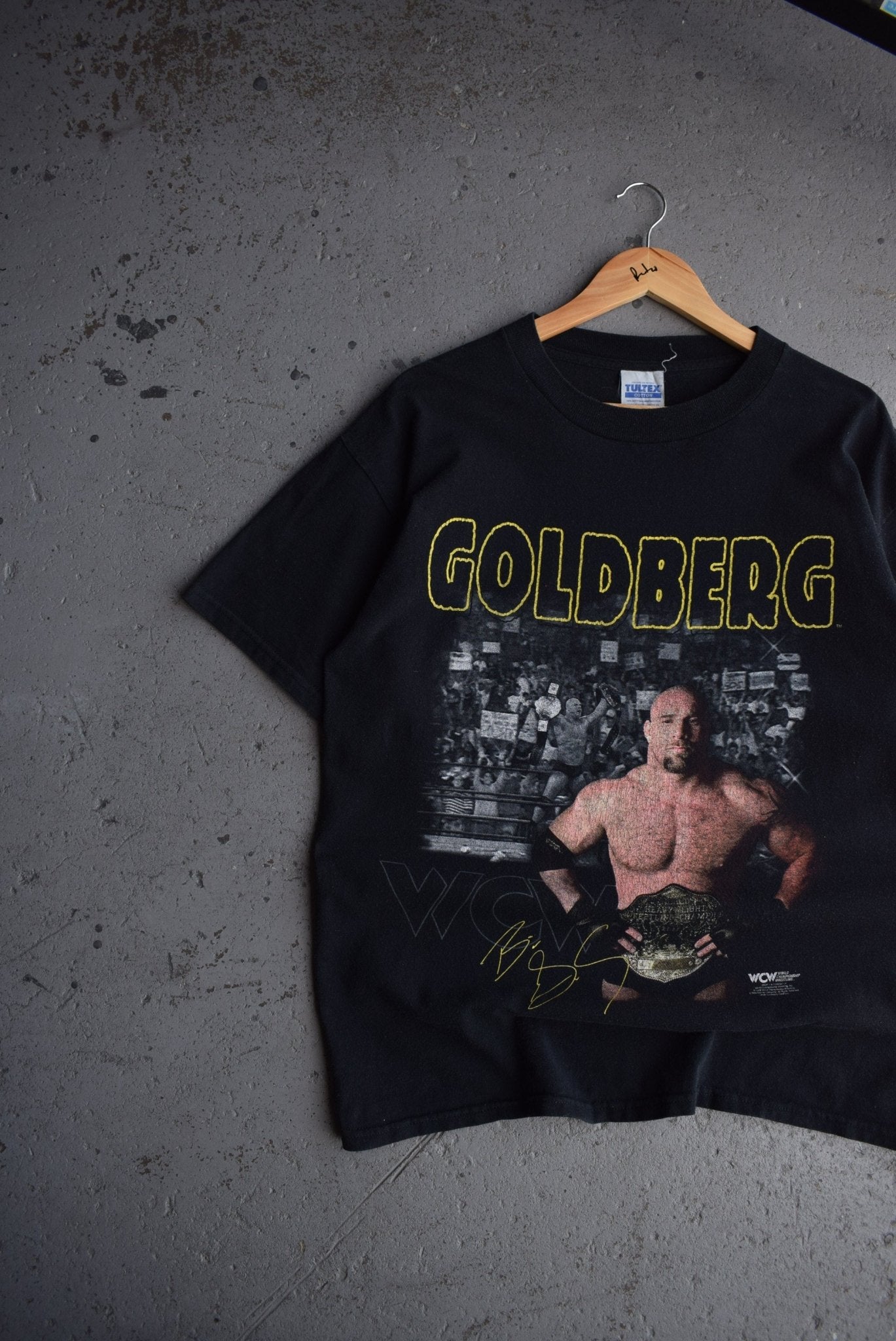 Vintage 1998 WCW Bill Goldberg Wrestling Tee (L) - Retrospective Store