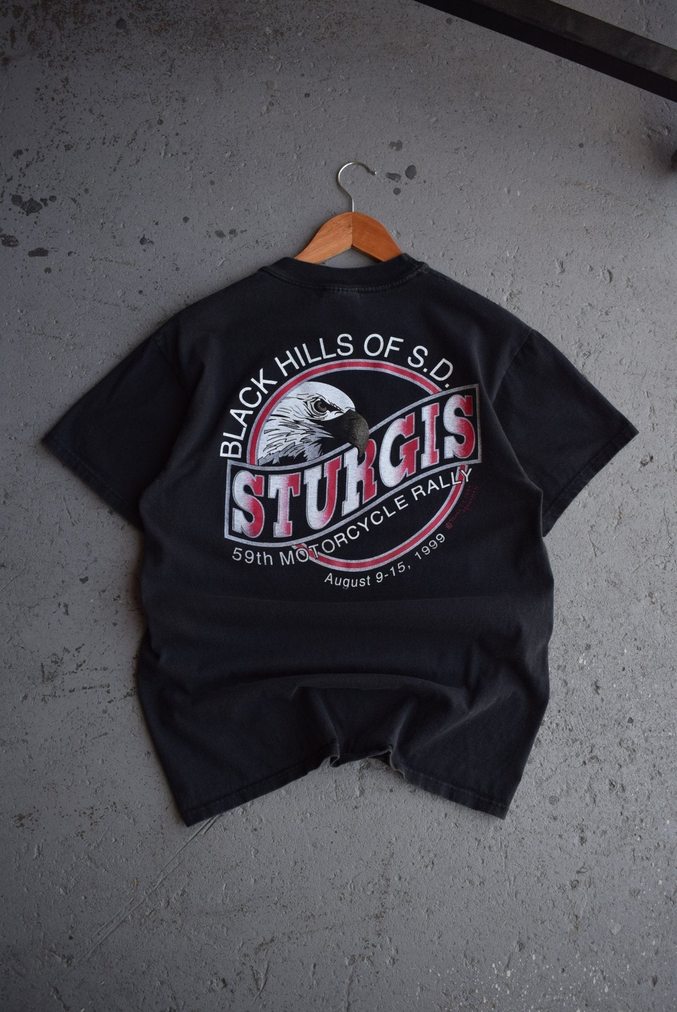 Vintage 1999 Sturgis Black Hills Rally Tee (S/M) - Retrospective Store