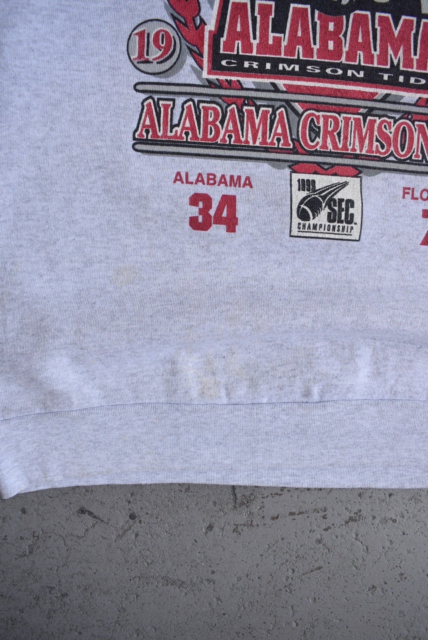 Vintage 1999 University of Alabama Football Champions Crewneck (L) - Retrospective Store
