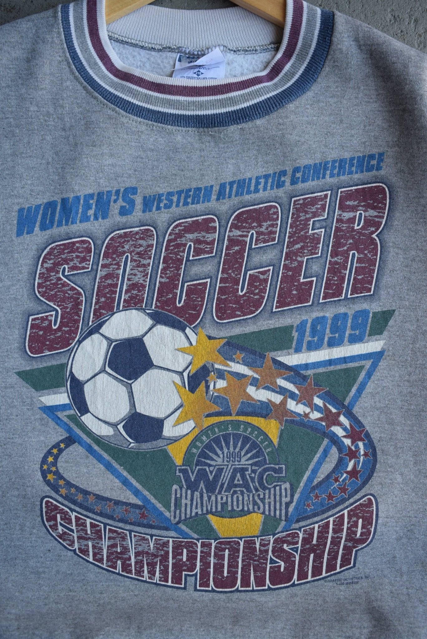 Vintage 1999 Women's Soccer Championship Crewneck (XL) - Retrospective Store