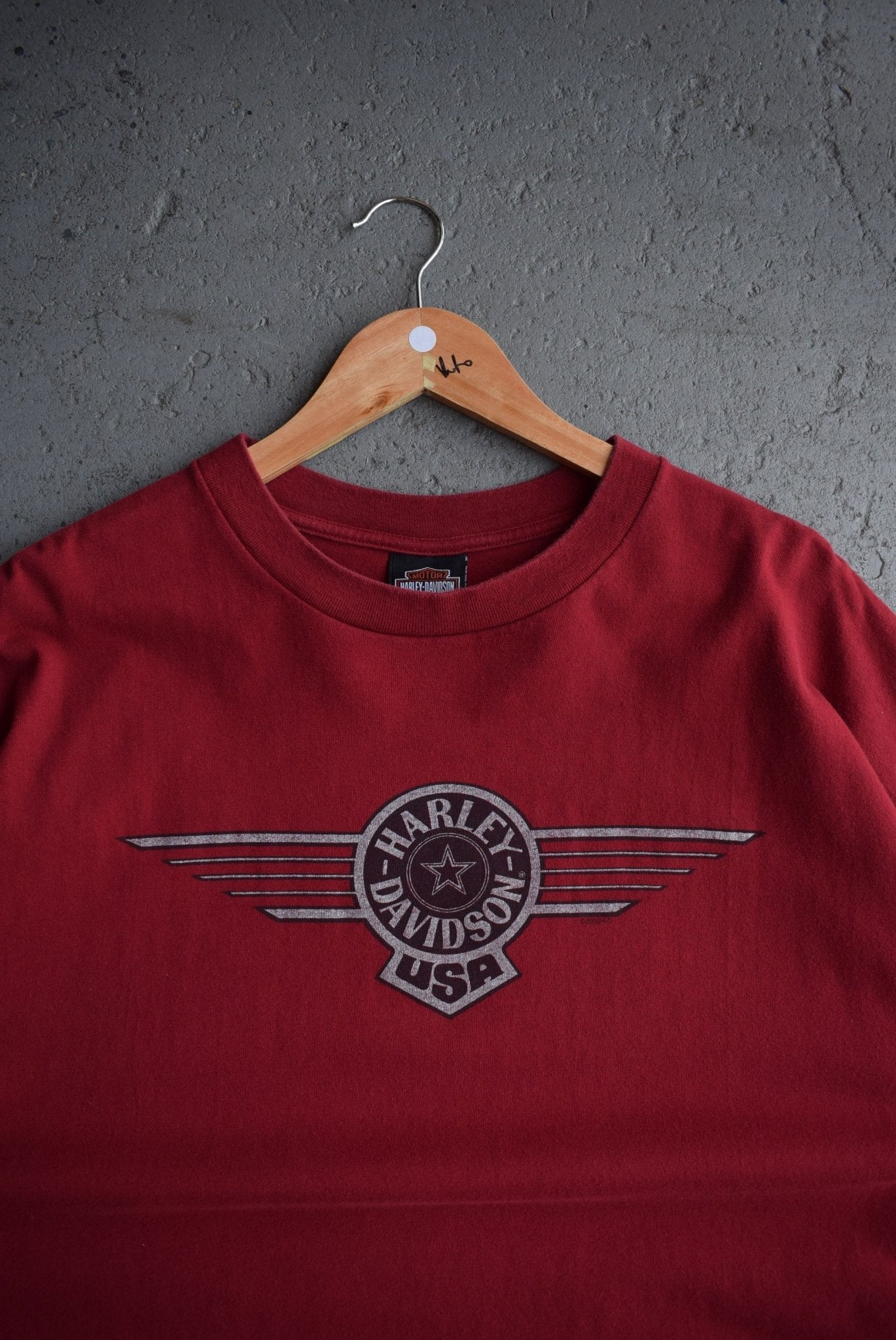 Vintage 2000 Harley Davidson USA Long Sleeve Tee (XL/XXL) - Retrospective Store