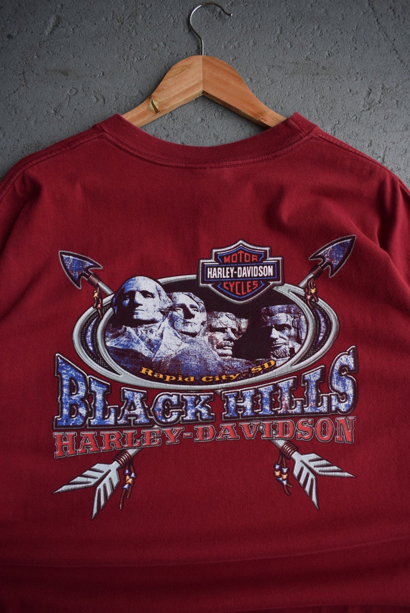 Vintage 2000 Harley Davidson USA Long Sleeve Tee (XL/XXL) - Retrospective Store