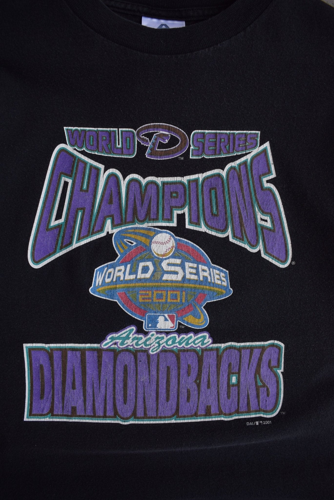 Vintage 2001 MLB Arizona Diamondbacks World Series Champions Tee (M) - Retrospective Store