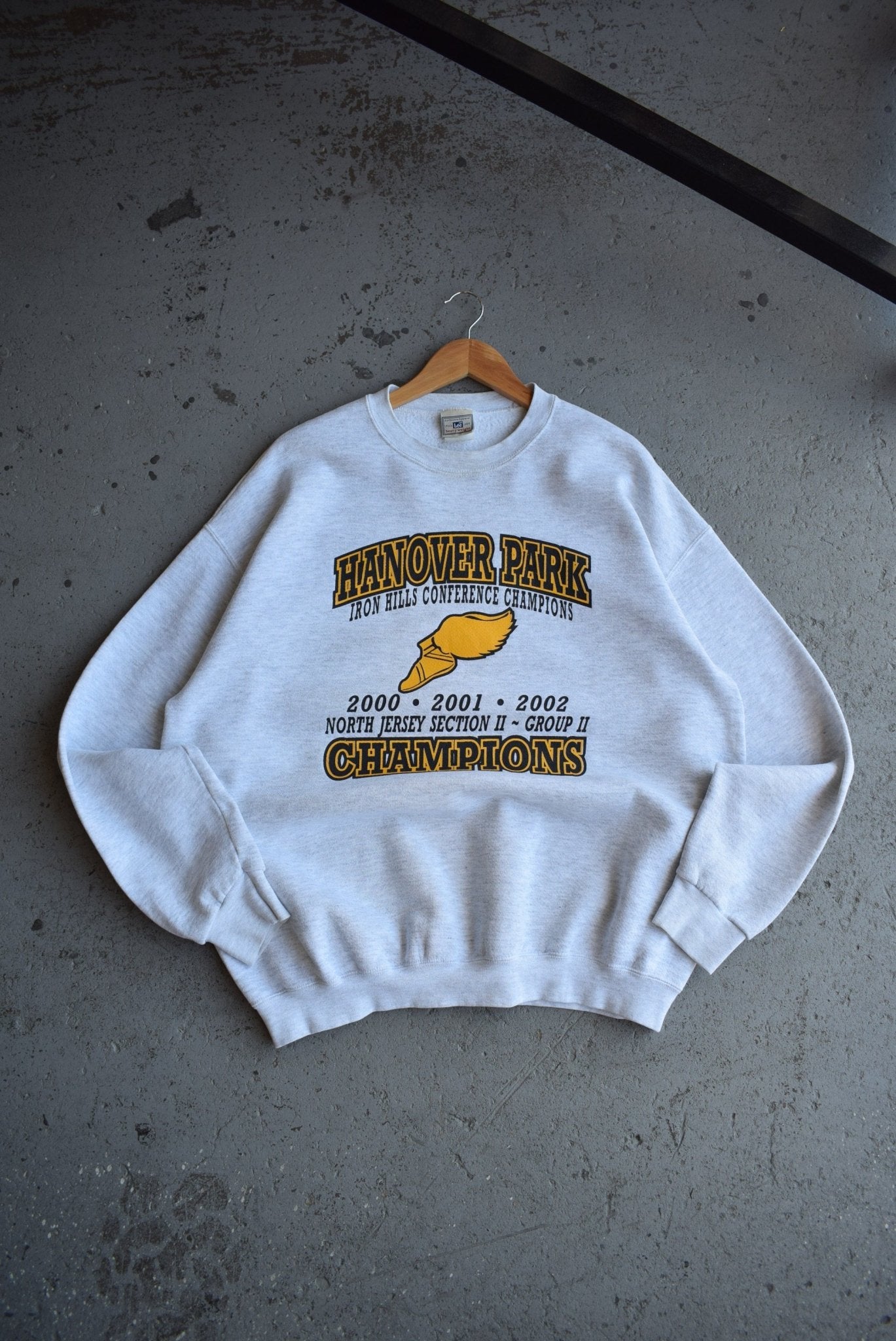 Vintage 2002 Hanover Park Champions Graphic Crewneck (XL) - Retrospective Store