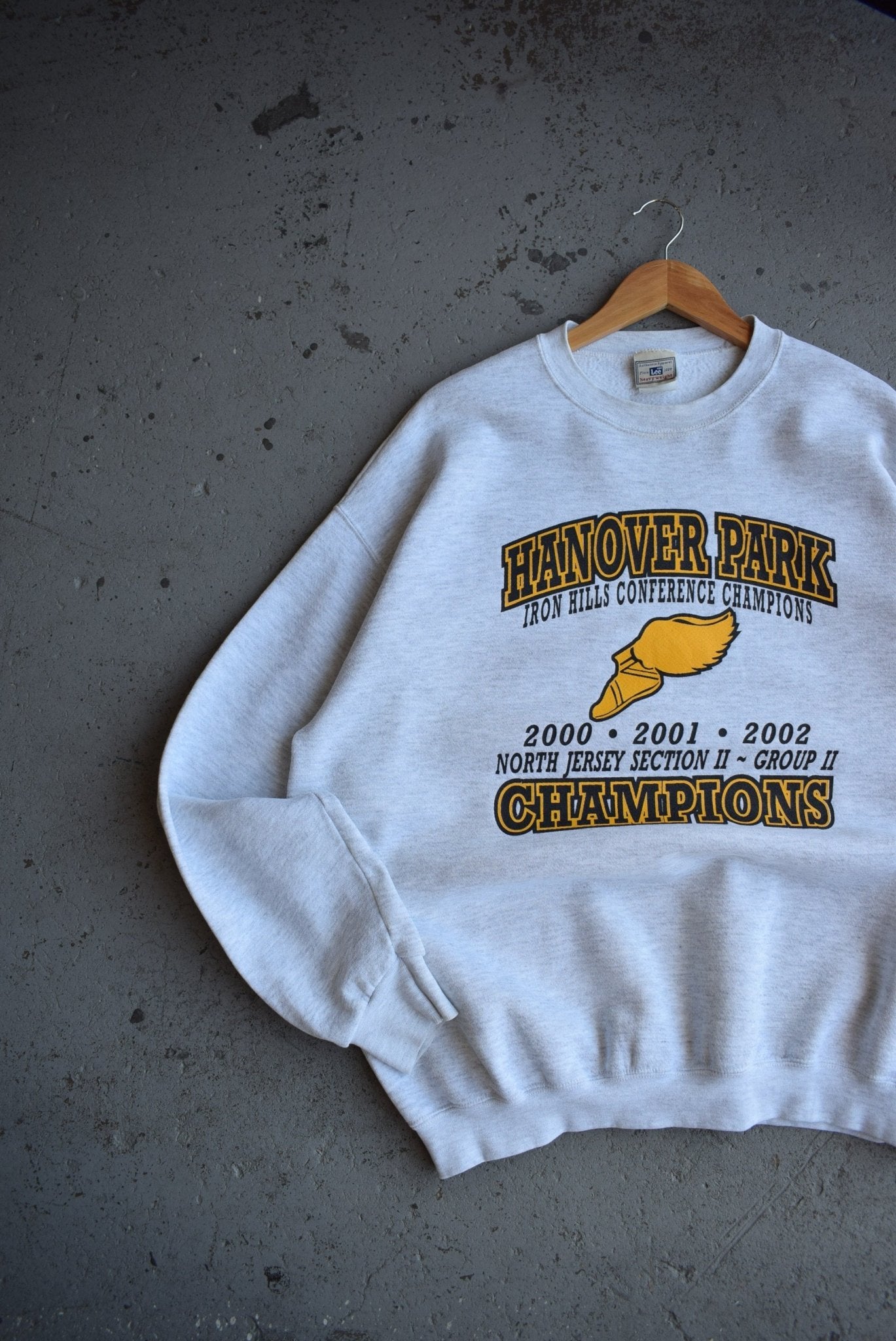 Vintage 2002 Hanover Park Champions Graphic Crewneck (XL) - Retrospective Store