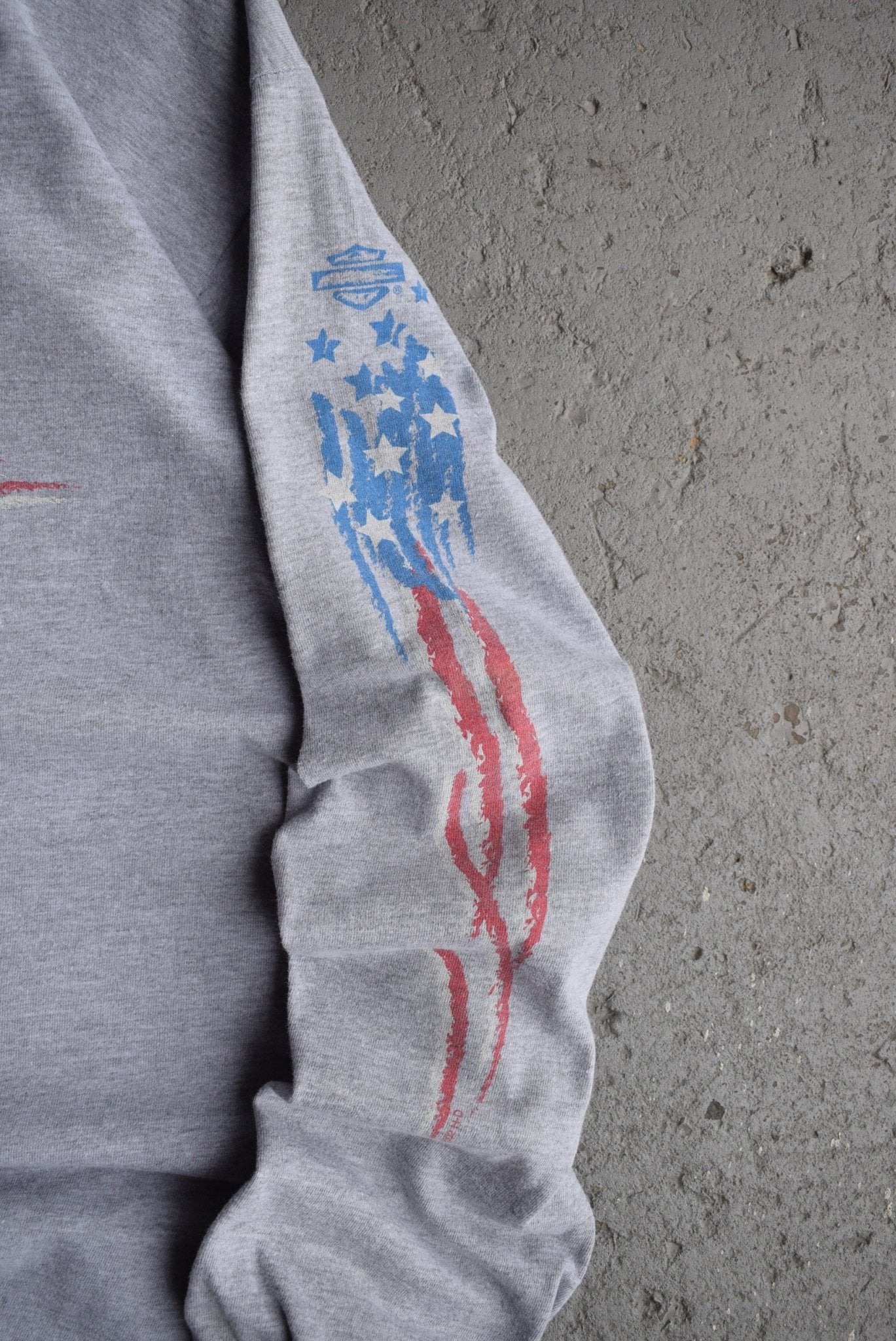 Vintage 2002 Harley Davidson Motorcycles Long Sleeve Tee (XL) - Retrospective Store