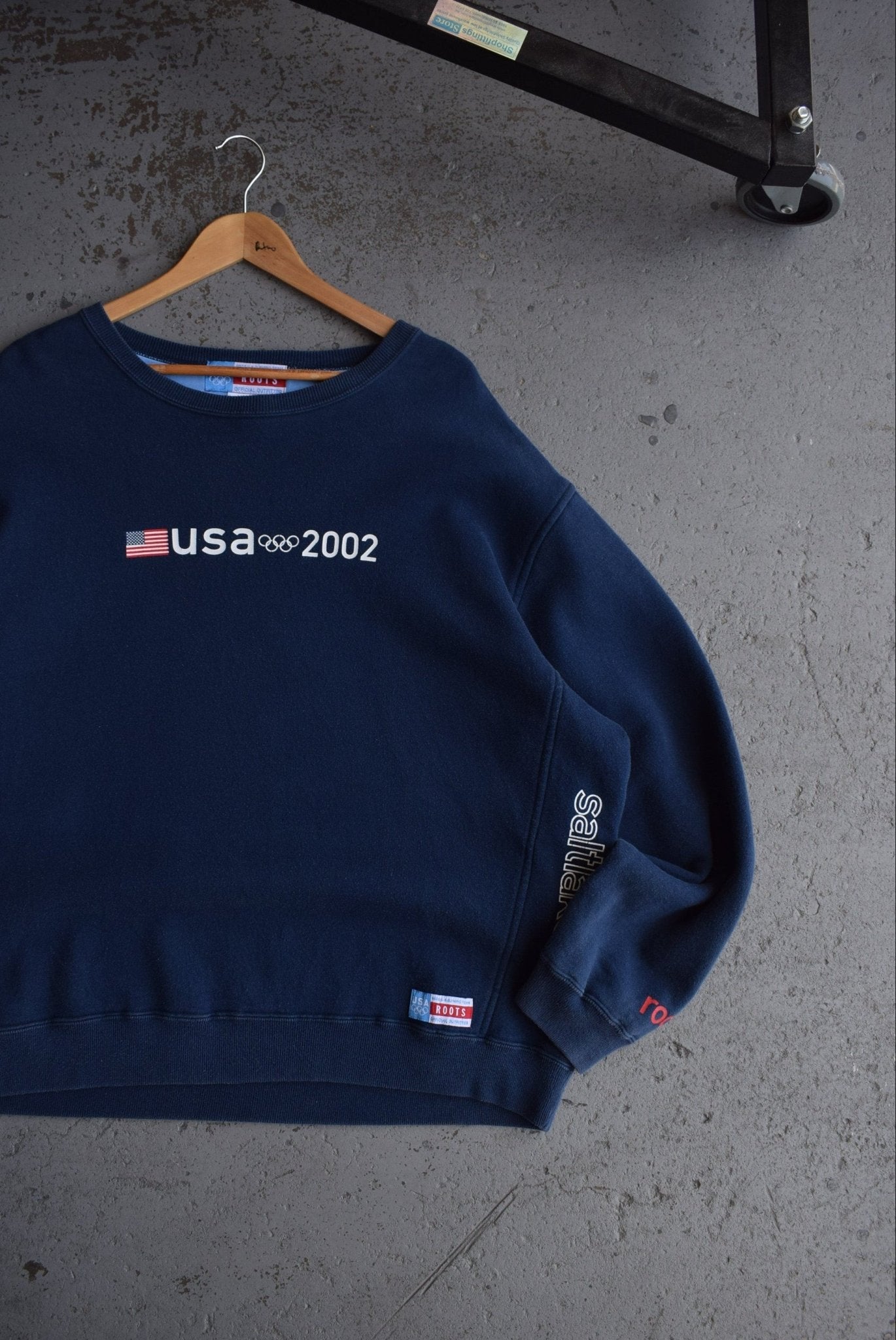 Vintage 2002 Team USA Winter Olympic Games Crewneck (XL) - Retrospective Store