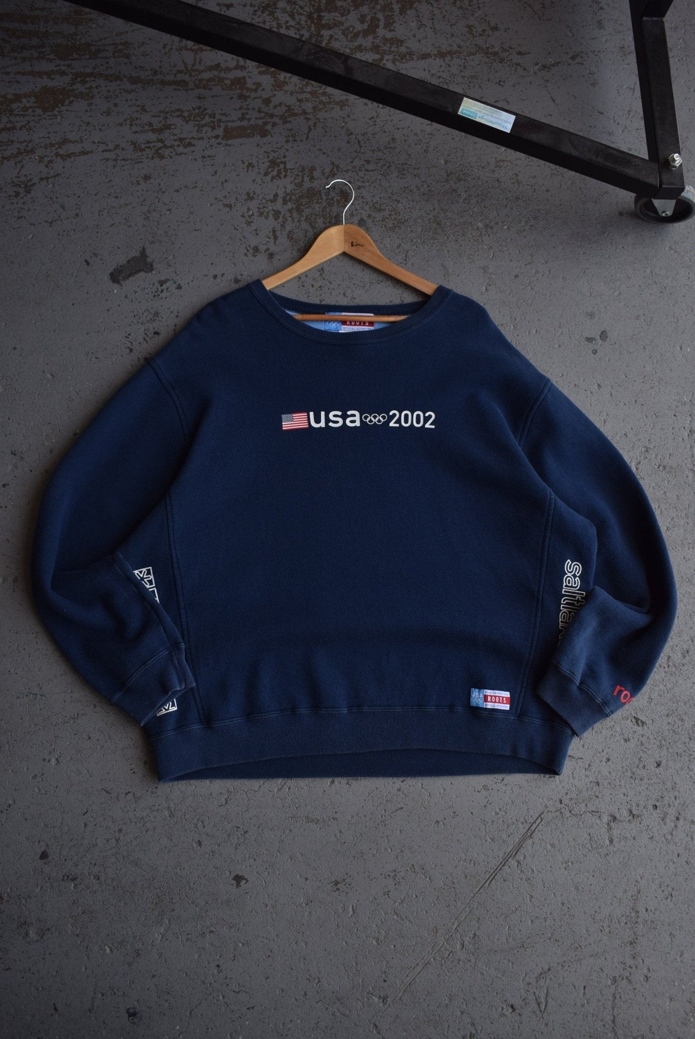 Vintage 2002 Team USA Winter Olympic Games Crewneck (XL) - Retrospective Store