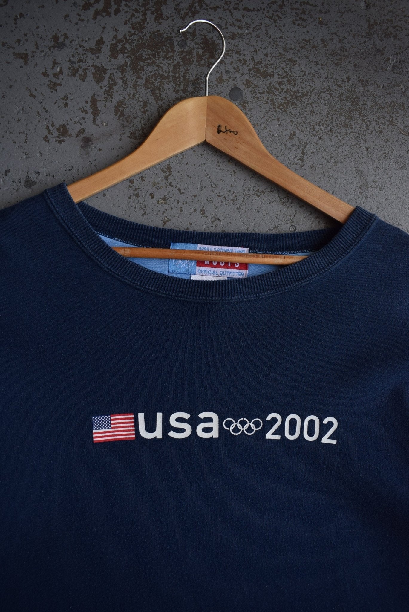 Vintage 2002 Team USA Winter Olympic Games Crewneck (XL) - Retrospective Store