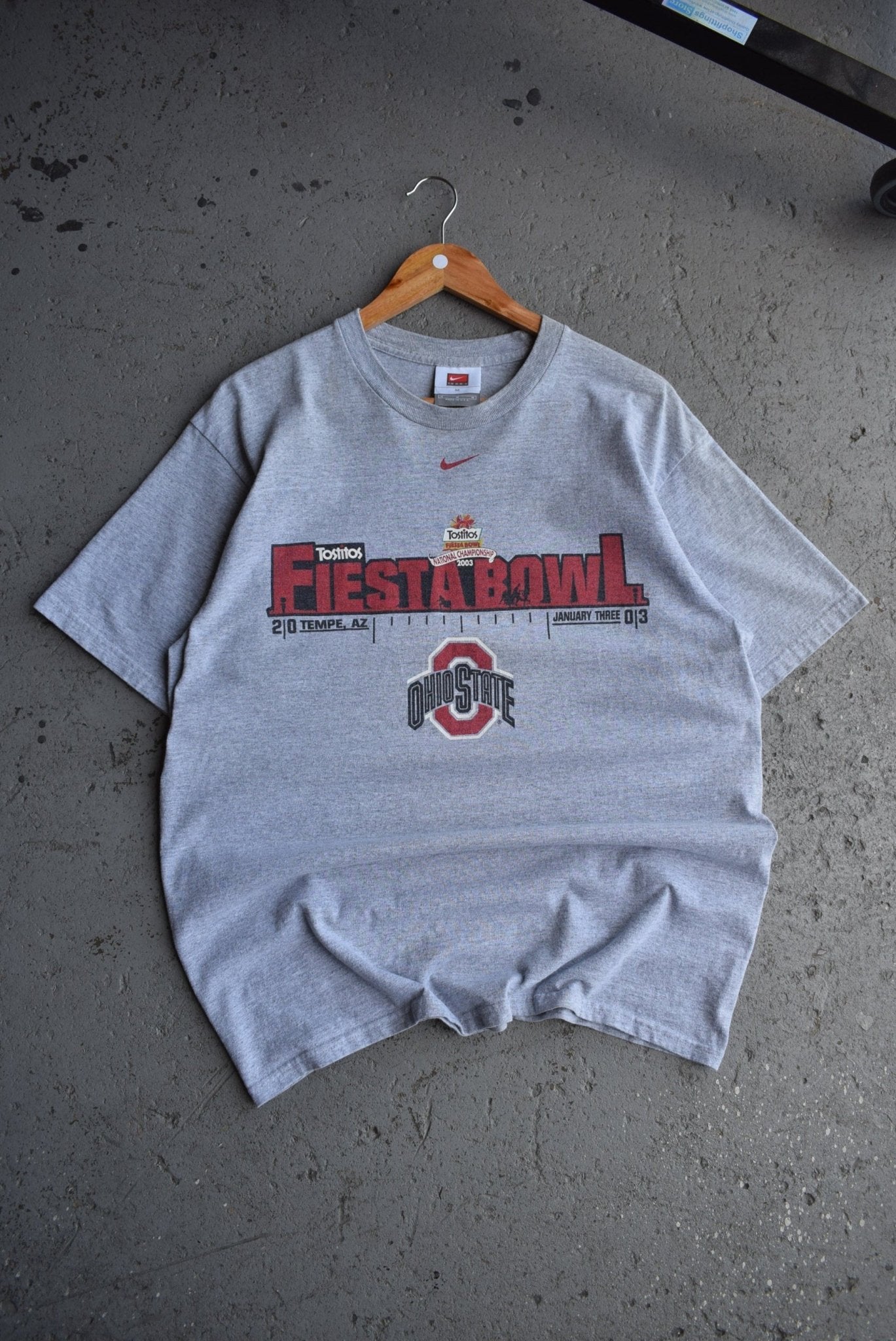 Vintage 2003 Nike x Ohio State University Fiesta Bowl Tee (M/L) - Retrospective Store